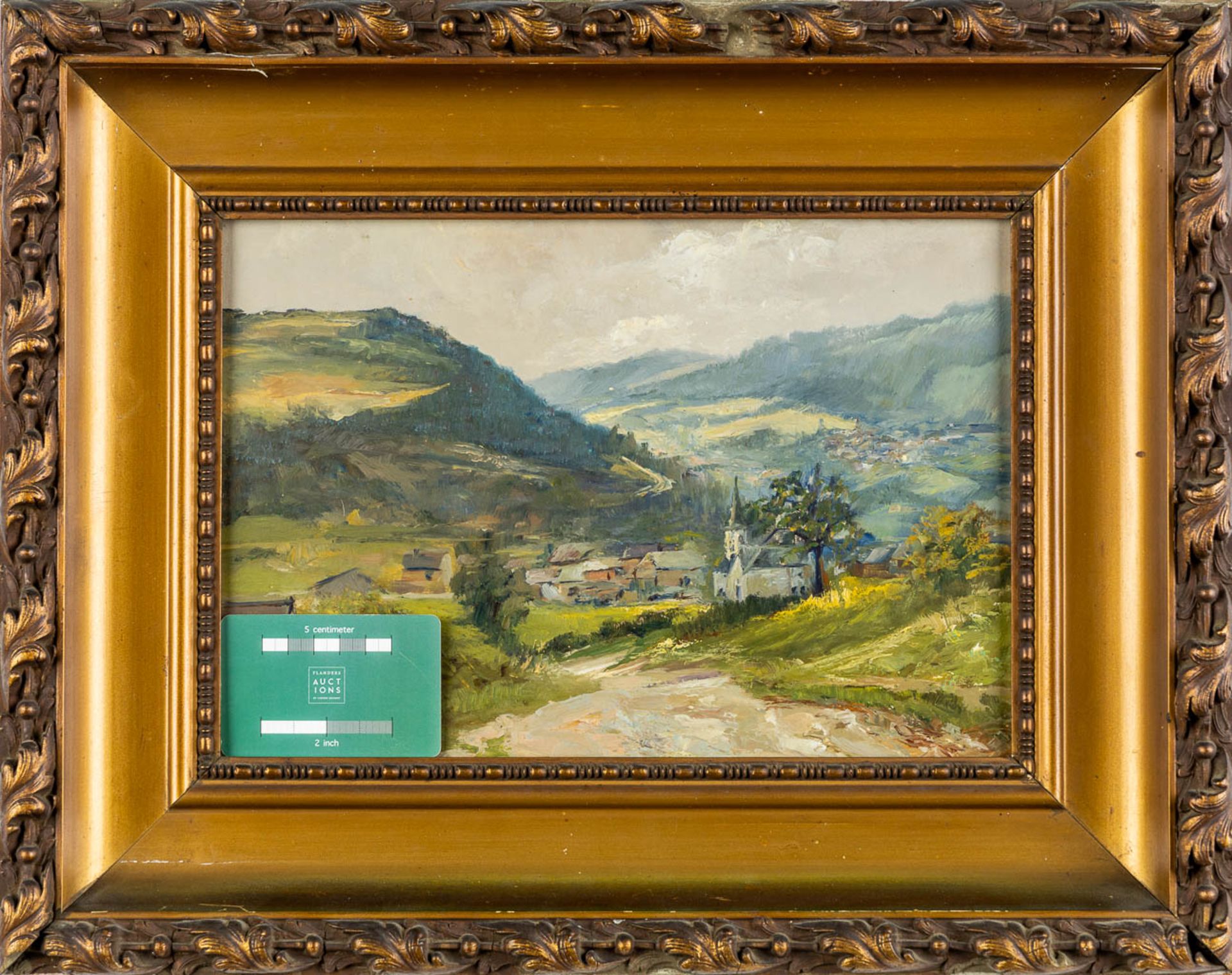 Gilbert Maurice HUBIN (1904-1982) 'Two Landscapes' oil on board. 1927. (W:32 x H:23 cm) - Bild 2 aus 12
