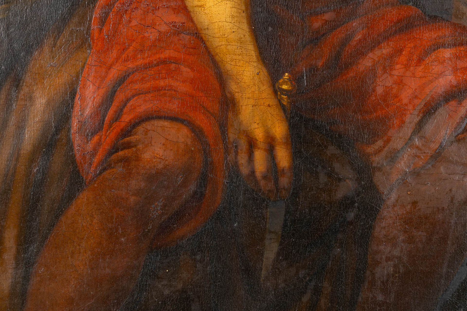 Auguste PIRON (1816-1895) 'Le Lettre' oil on canvas. 1843. (W:69 x H:90 cm) - Image 6 of 10