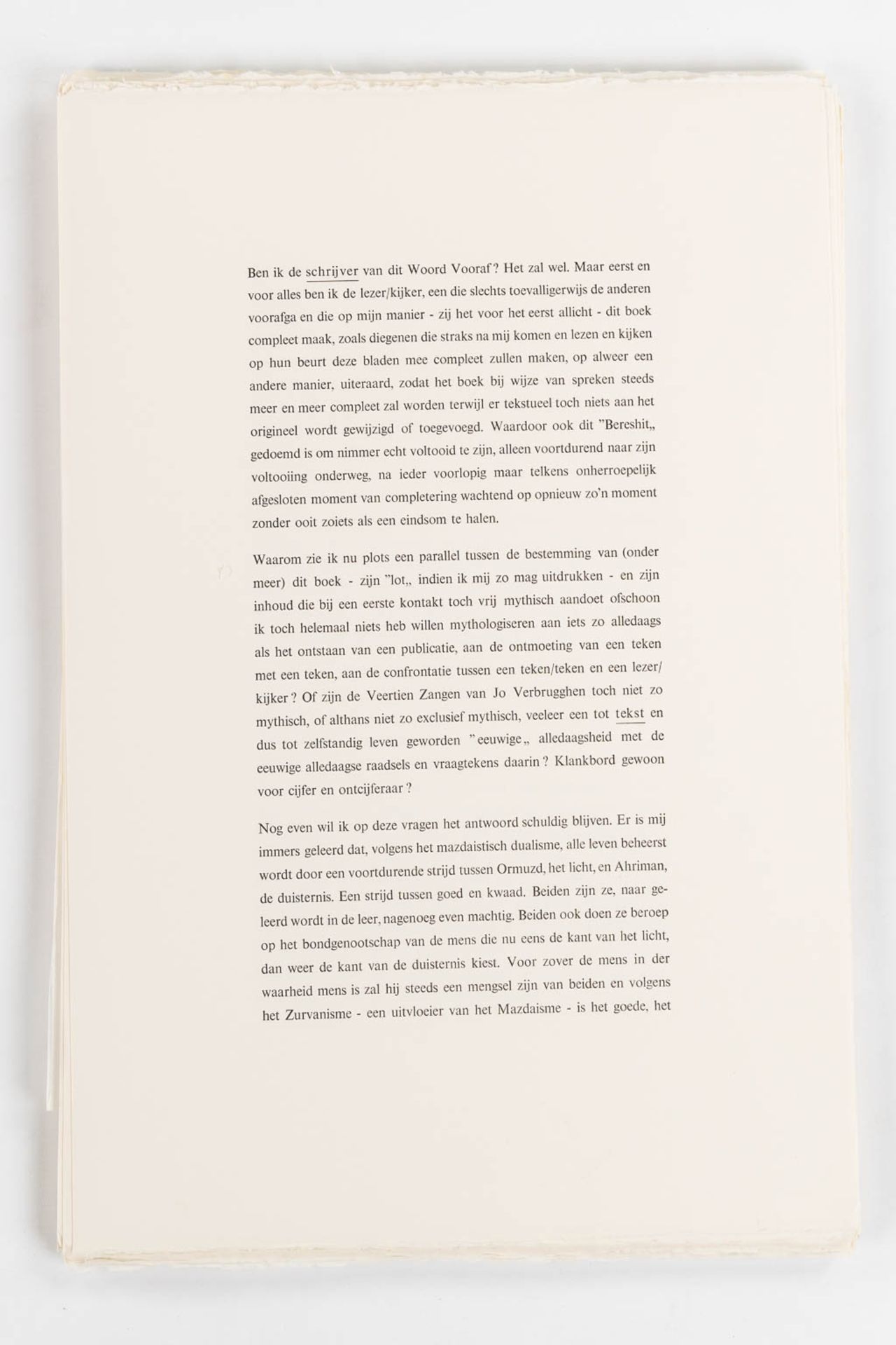 Yves RHAYÉ (1936-1995) 'Bereshit' A collection of poems and 14 serigraphs. 29/30. (L:4 x W:41 x H:64 - Image 8 of 20