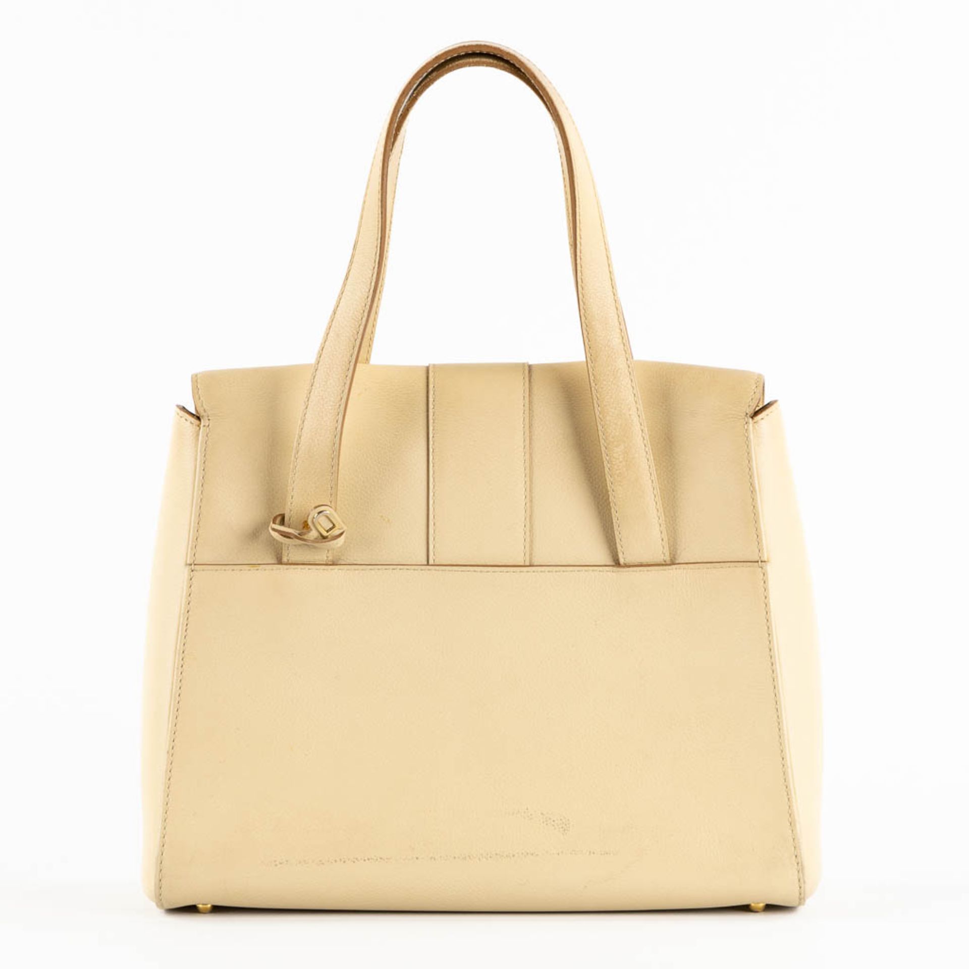 Delvaux model 'Reverie' Jumping, Ivoire. Ivory coloured leather. (L:11 x W:28 x H:23 cm) - Image 6 of 20