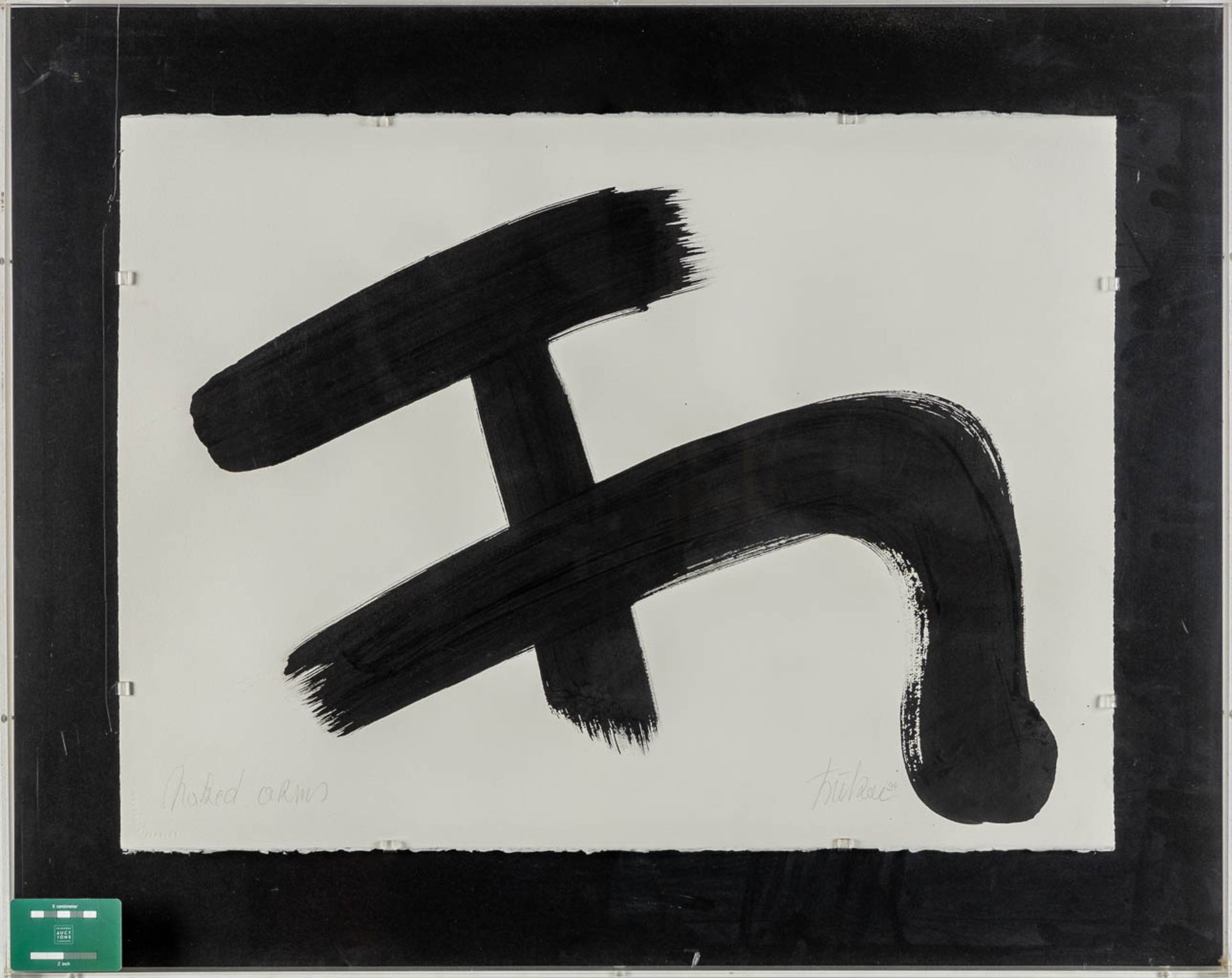 TSUKAI (XX) 'Naked Arms' eastern indian ink on paper. 1994. (W:76 x H:56 cm) - Image 2 of 7