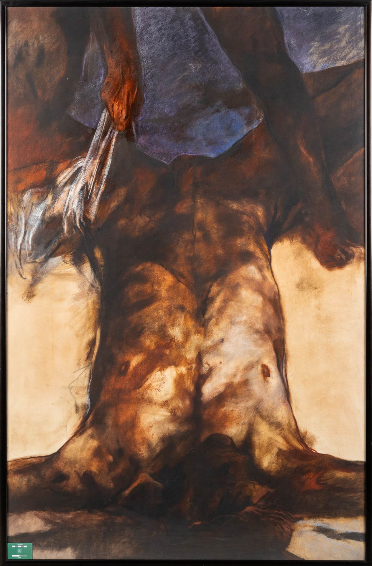 José CABALLERO (1916-1991) 'A Astride Leaning Torso' 1974. (W:126 x H:196 cm) - Image 2 of 7