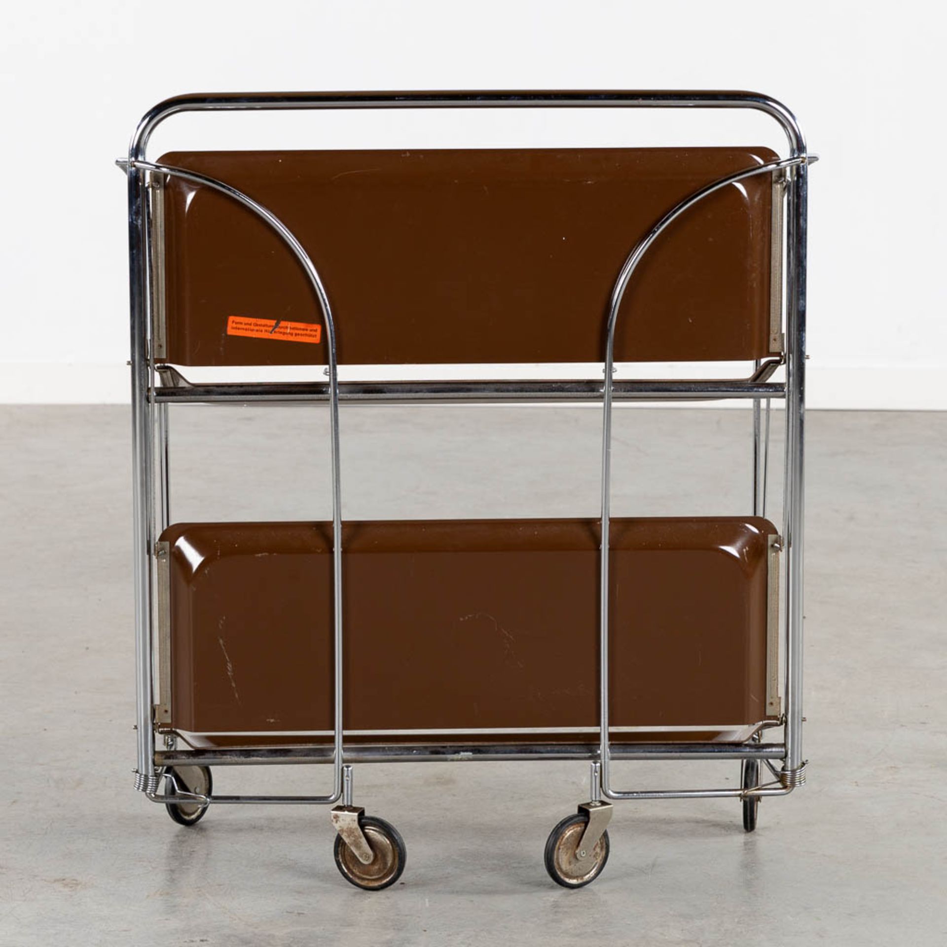 Bremshey Gerlinol, a foldable serving cart. (L:41 x W:79 x H:78 cm) - Bild 8 aus 10
