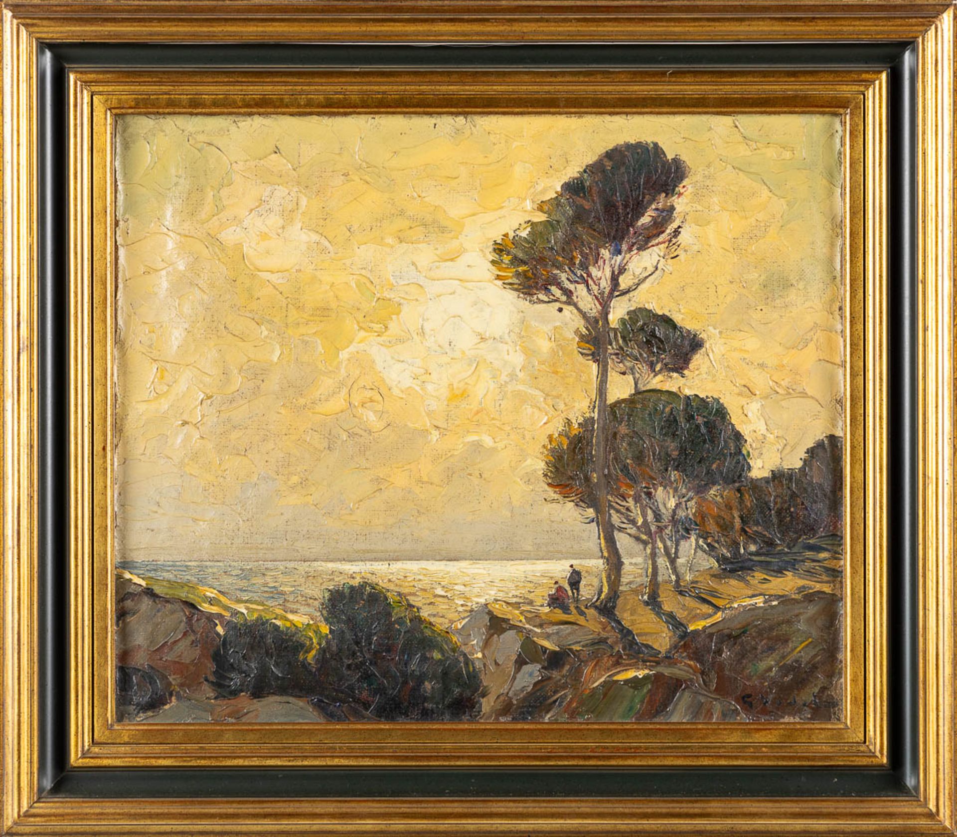 Gustave VIDAL (1895-1966) 'View at dawn'. (W:55 x H:46,5 cm) - Bild 3 aus 6