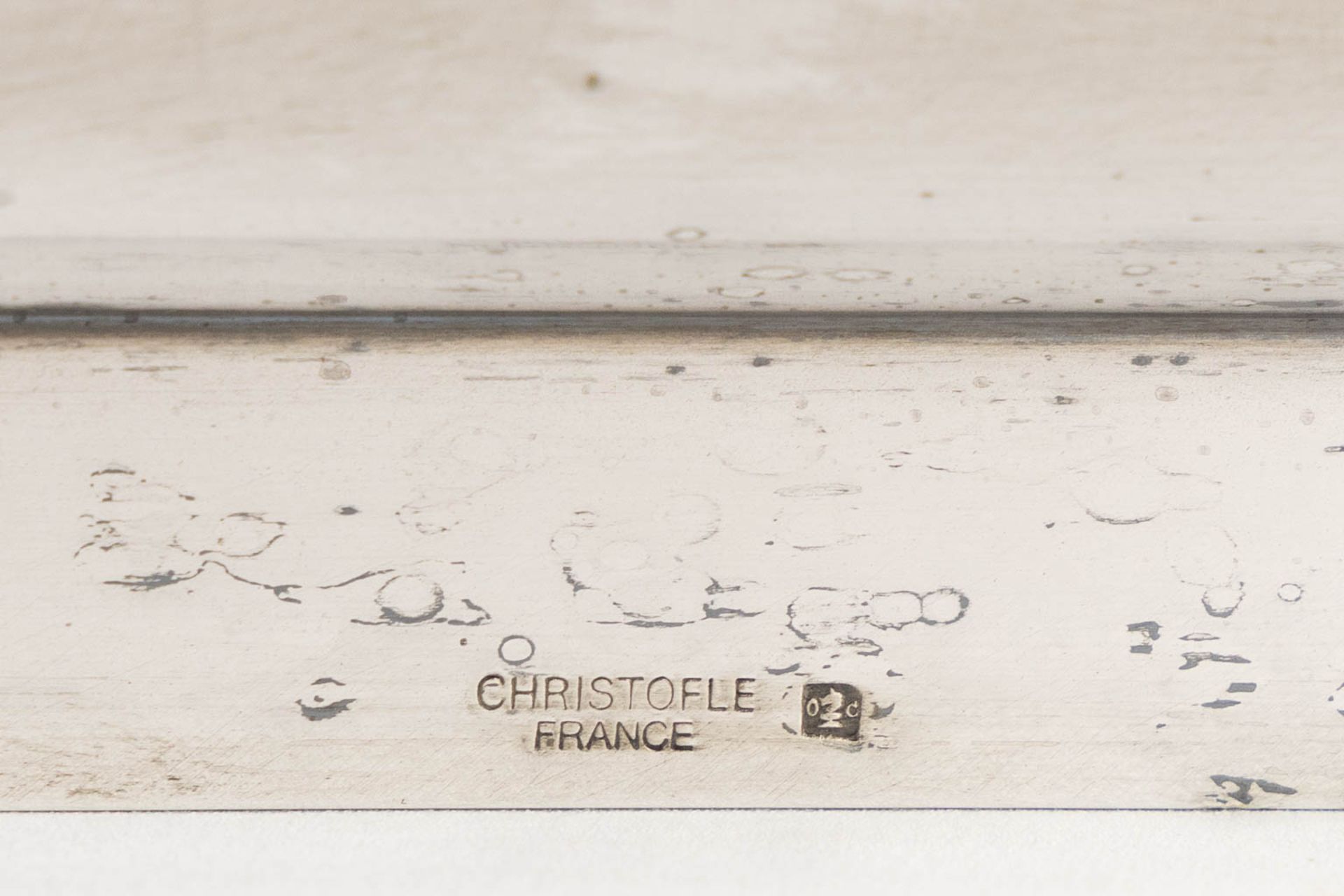Christofle 'Malmaison' a coffee and tea service. (L:42 x W:66 cm) - Bild 6 aus 22