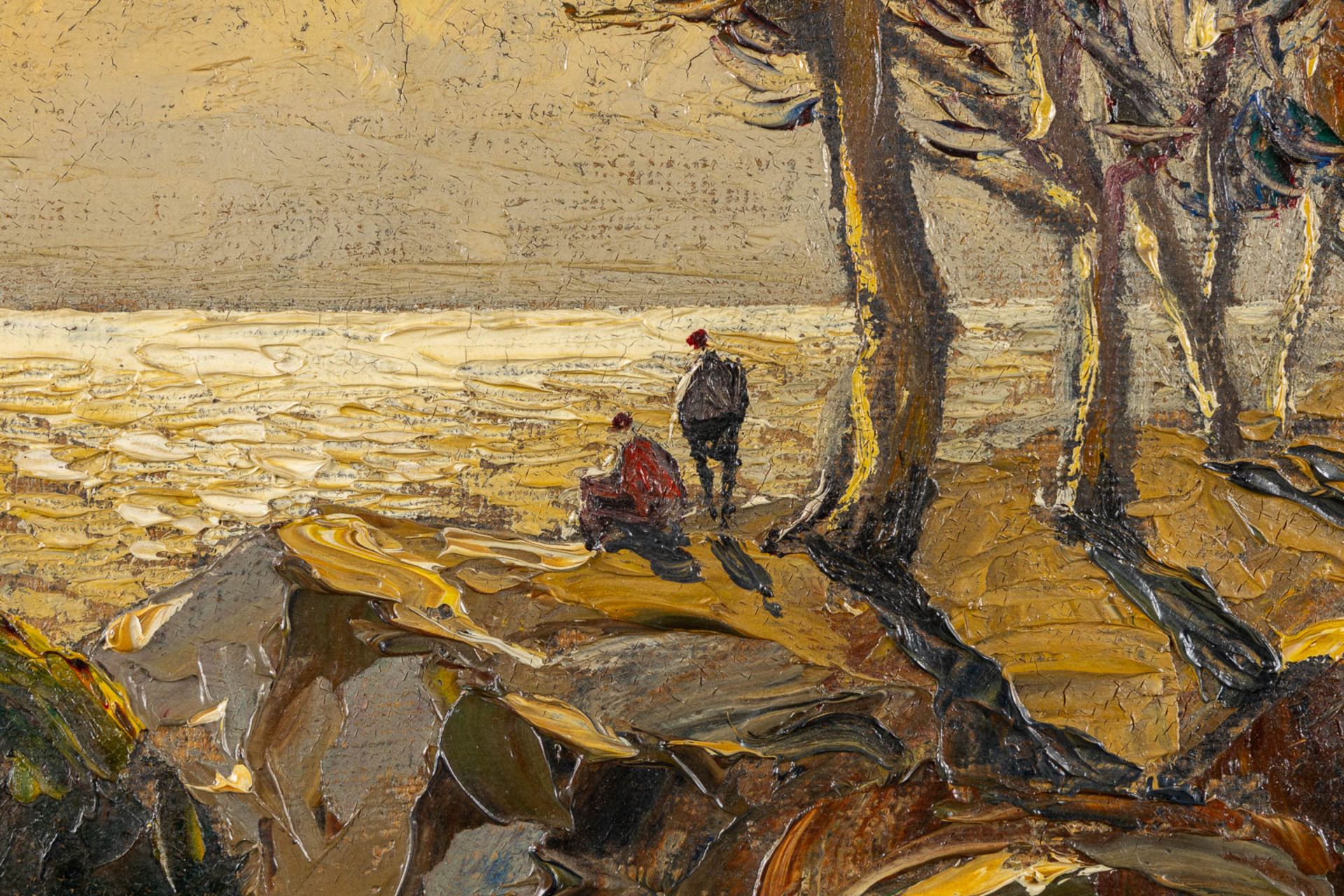 Gustave VIDAL (1895-1966) 'View at dawn'. (W:55 x H:46,5 cm) - Bild 4 aus 6
