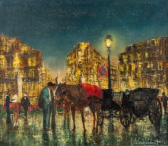 Jan VAN CAMPENHOUT (1907-1972) 'Paris'. (W:70 x H:60 cm)