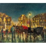 Jan VAN CAMPENHOUT (1907-1972) 'Paris'. (W:70 x H:60 cm)