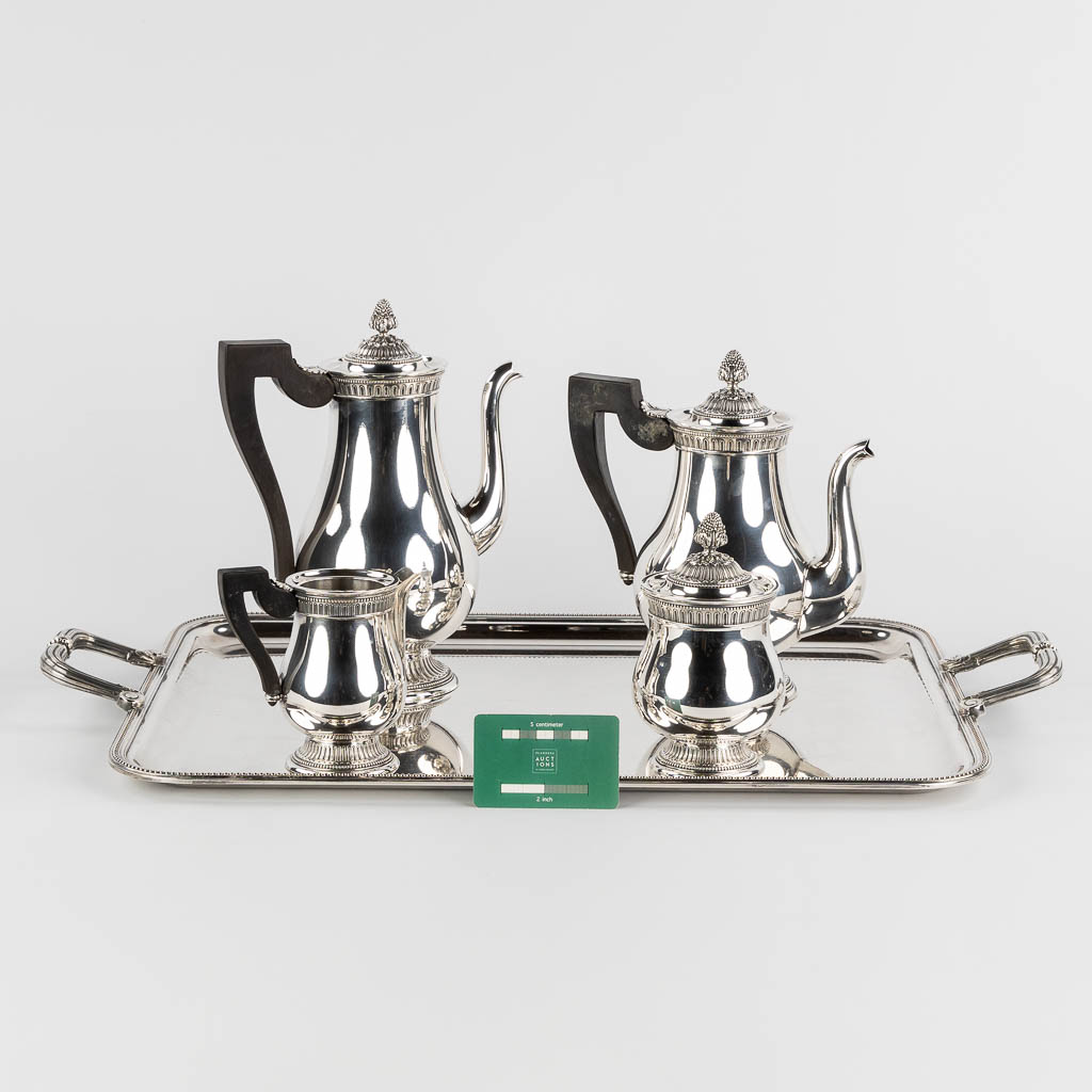Christofle 'Malmaison' a coffee and tea service. (L:42 x W:66 cm) - Image 2 of 22