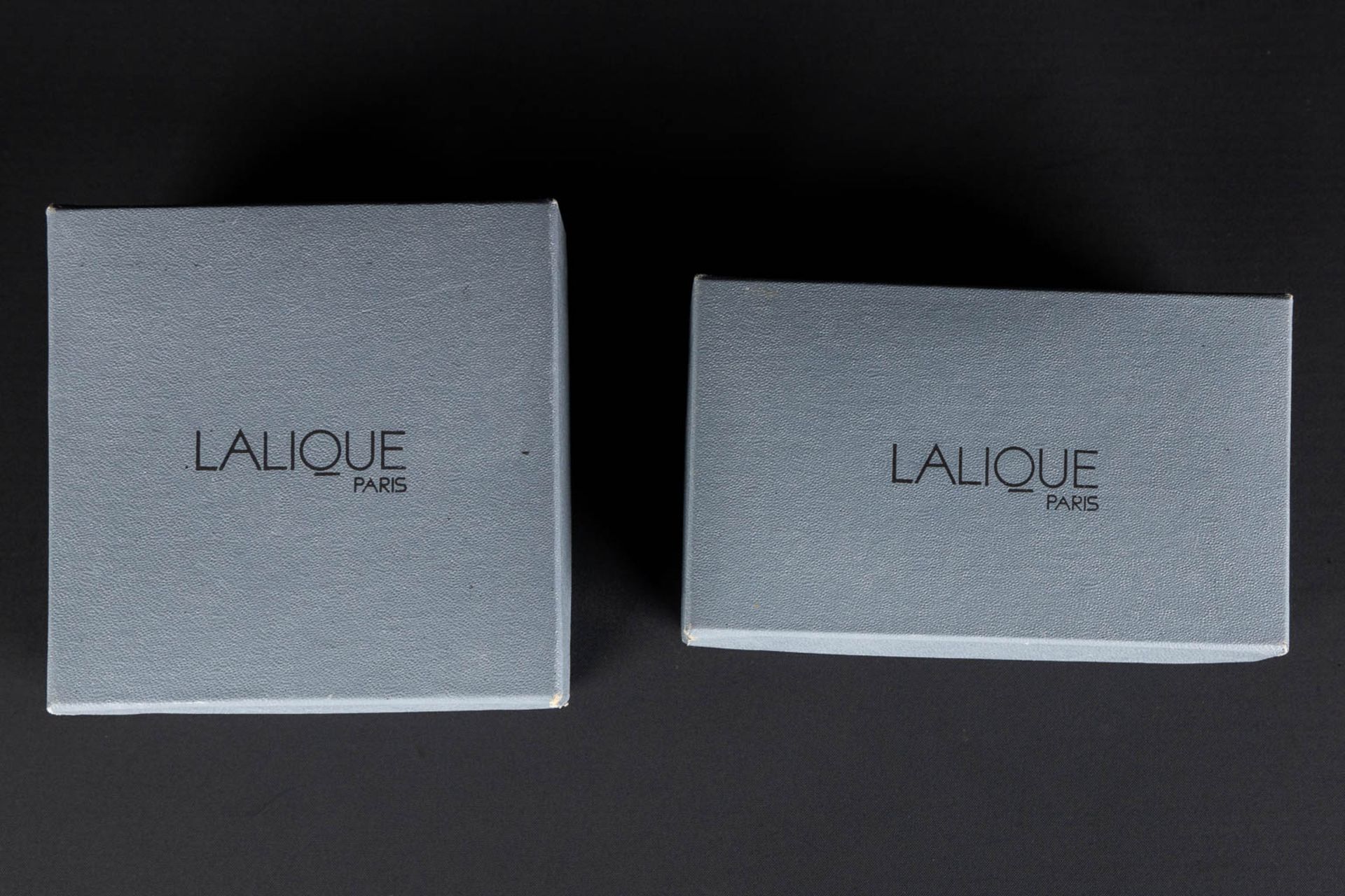Lalique France, Two bears. (L:4,5 x W:7,5 x H:8 cm) - Bild 10 aus 10