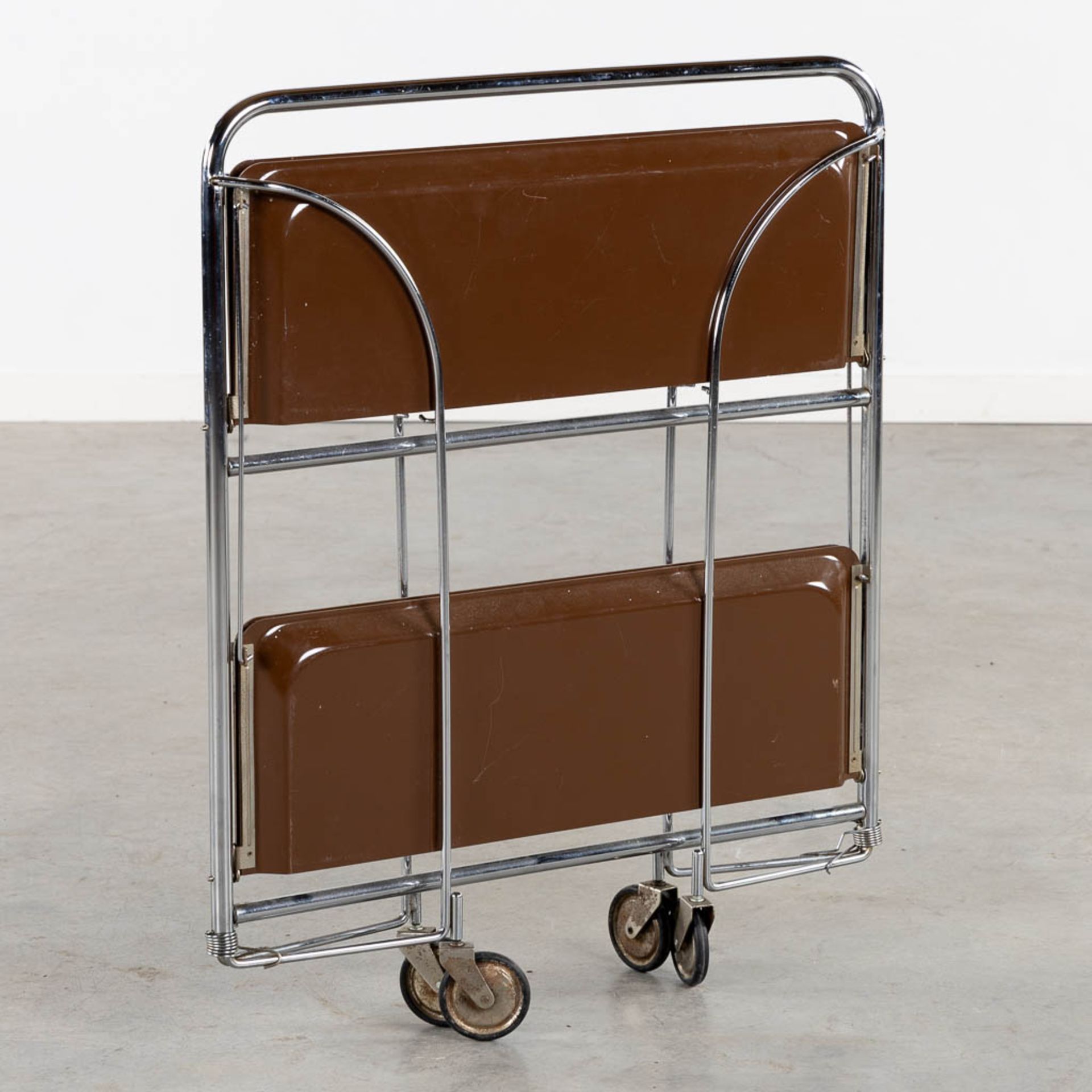 Bremshey Gerlinol, a foldable serving cart. (L:41 x W:79 x H:78 cm) - Bild 9 aus 10