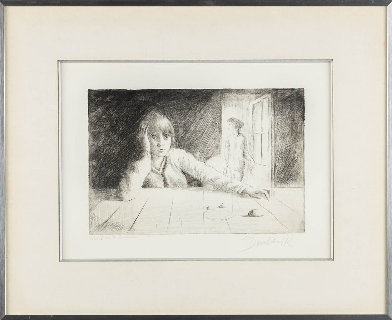 Roland DEVOLDER (1938) 'Four Etchings'. (W:34,5 x H:49,5 cm) - Image 4 of 17