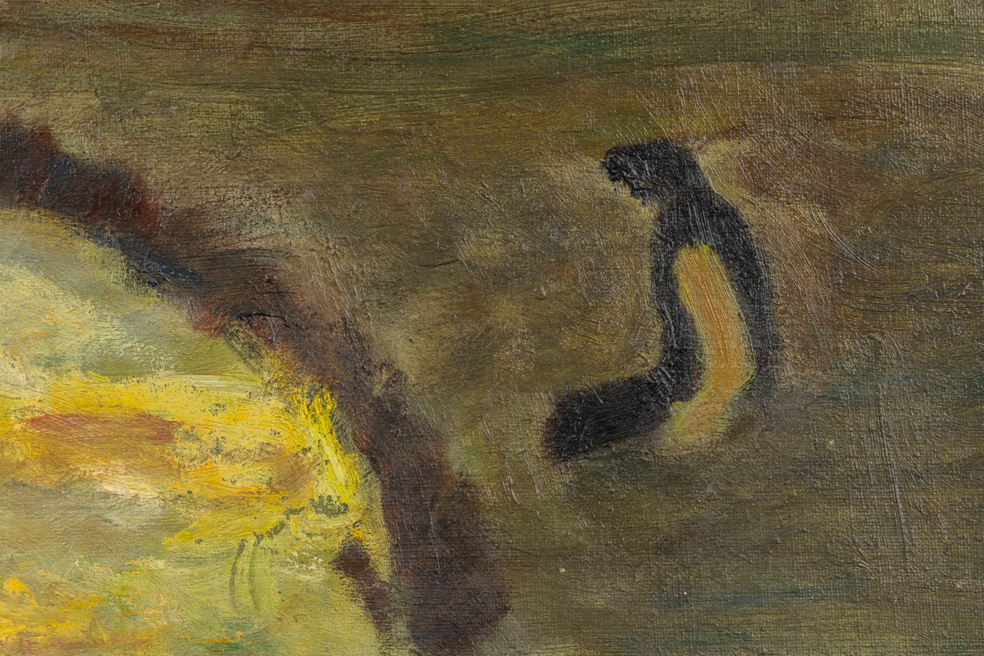 Aloïs DE LAET (1866-1949) 'The River' oil on canvas. (W:76 x H:59 cm) - Bild 4 aus 6