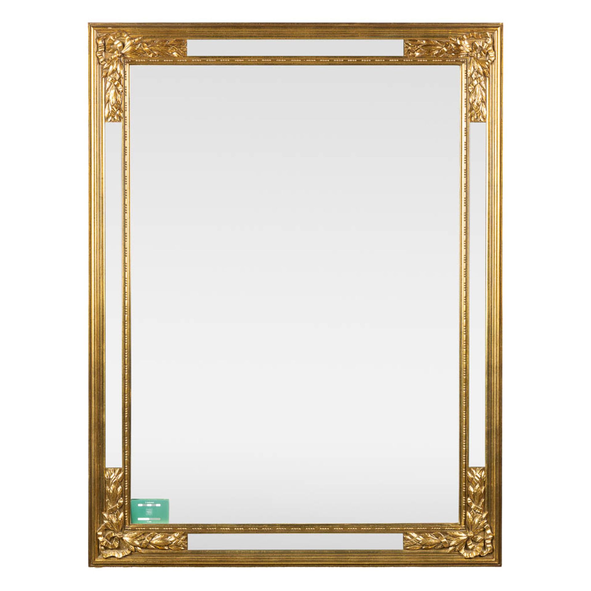Deknudt, two large rectangular mirrors. Gilt wood. (W:128 x H:90 cm) - Image 2 of 10