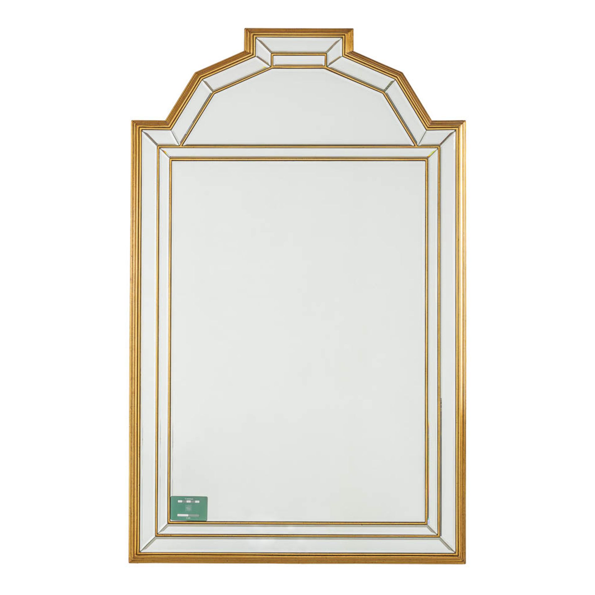 Deknudt, two mirrors. Gilt wood. (W:79 x H:125 cm) - Bild 2 aus 10