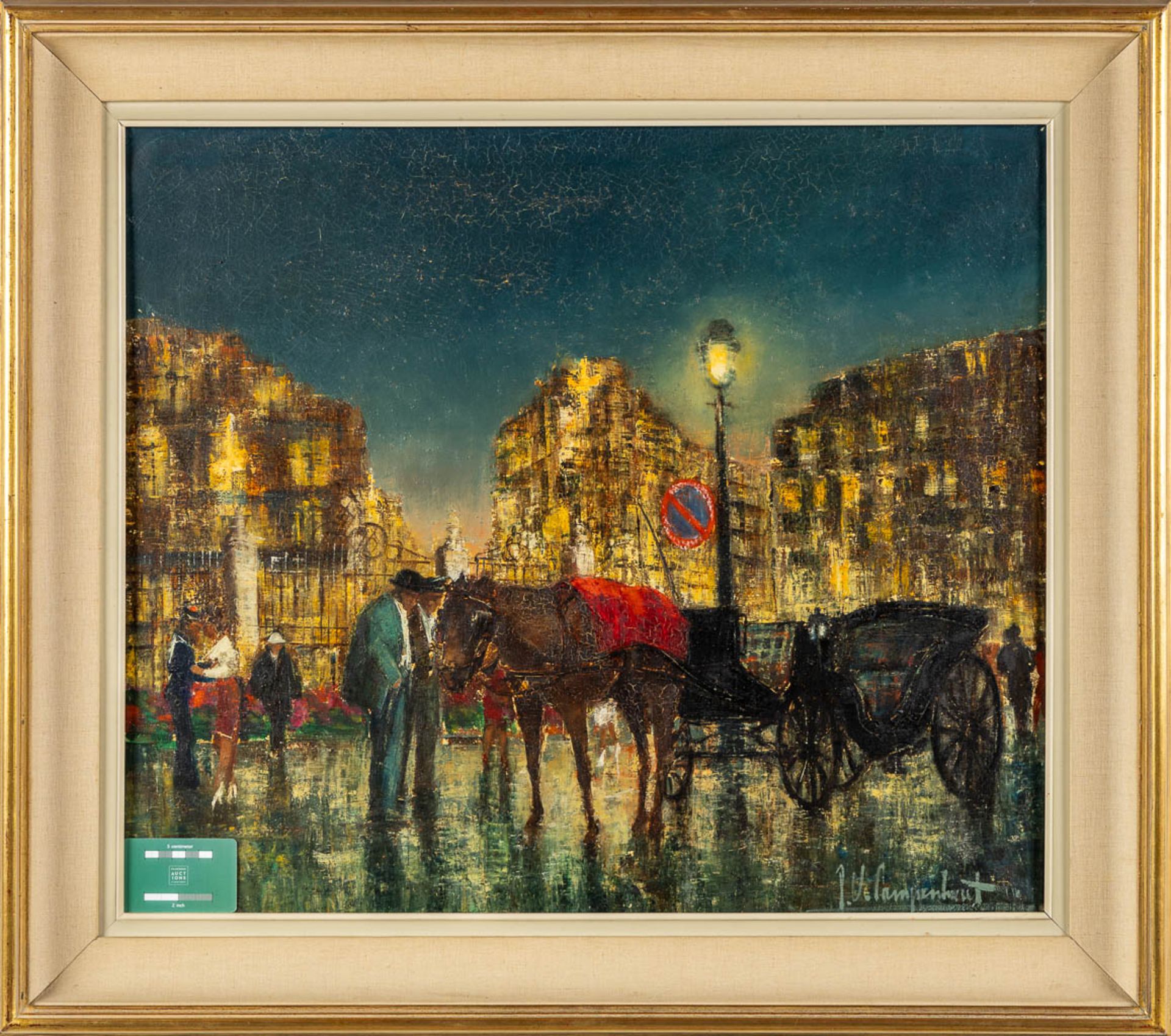 Jan VAN CAMPENHOUT (1907-1972) 'Paris'. (W:70 x H:60 cm) - Bild 2 aus 6