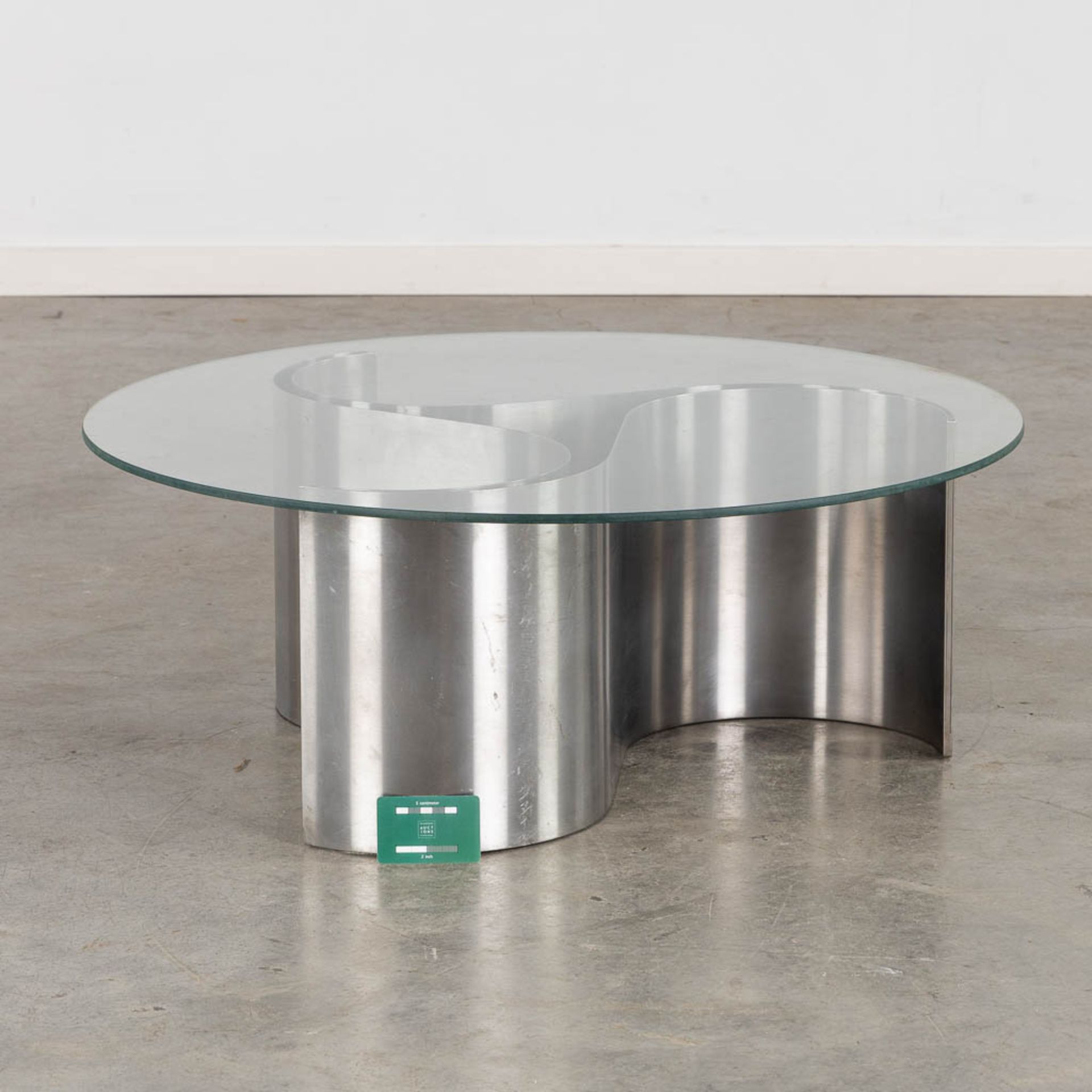 Patrice MAFFEI (1945) 'Comete' coffee table. (H:31 x D:82 cm) - Image 2 of 8