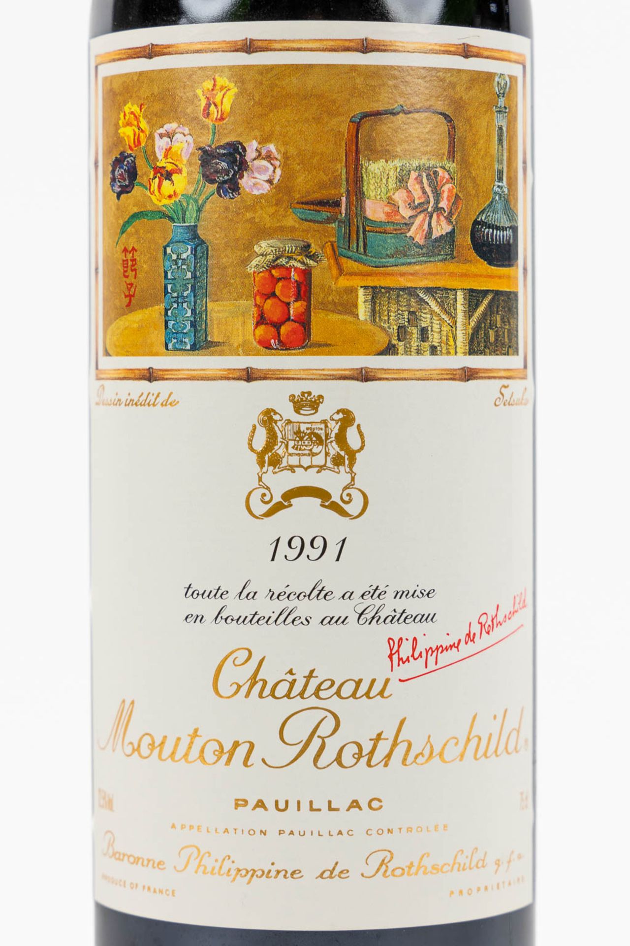 1991 Château Mouton Rothschild, Setsuko, 2 bottles. - Image 3 of 4