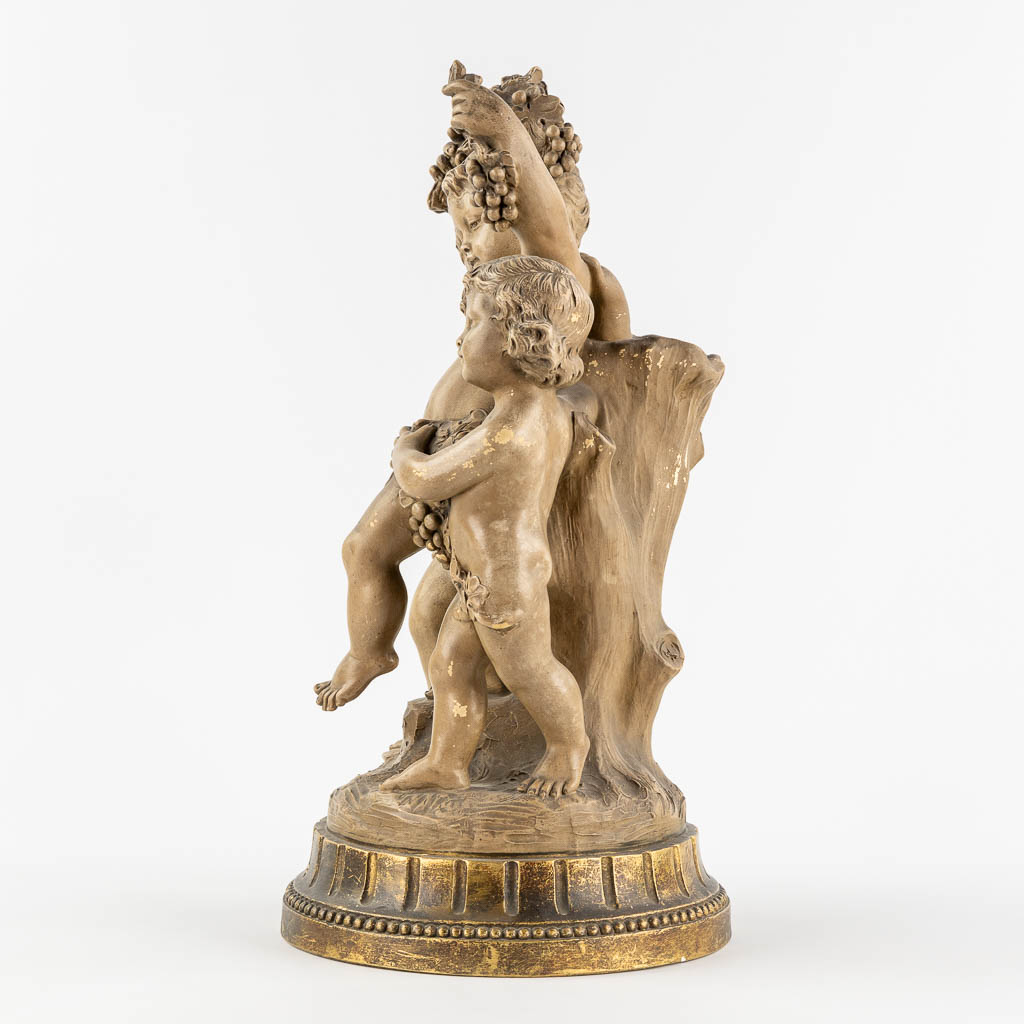 Pierre BALESTRA (XIX-XX) 'Bacchanal scène'. (L:28 x W:26 x H:50 cm) - Image 4 of 13