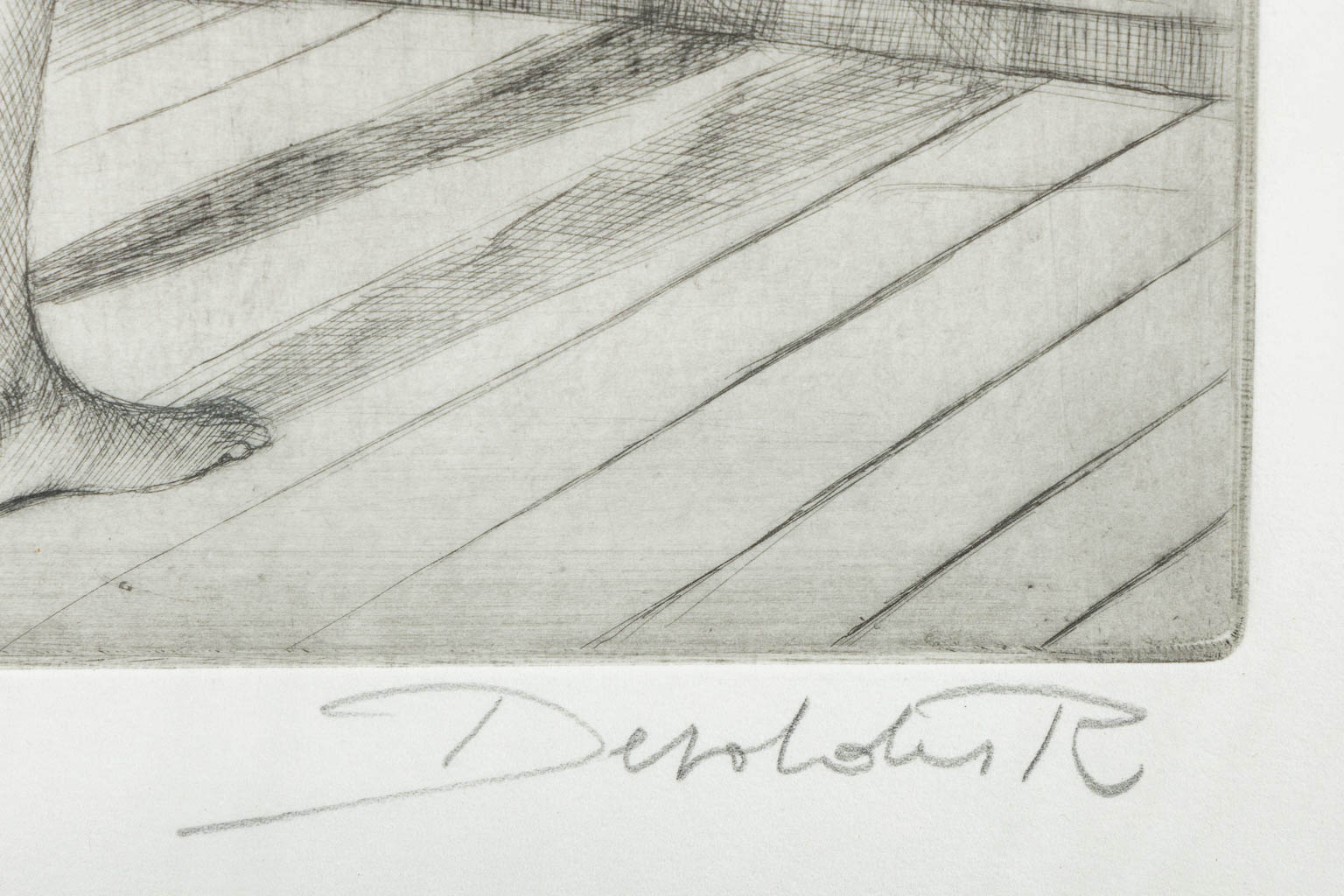 Roland DEVOLDER (1938) 'Four Etchings'. (W:34,5 x H:49,5 cm) - Image 8 of 17