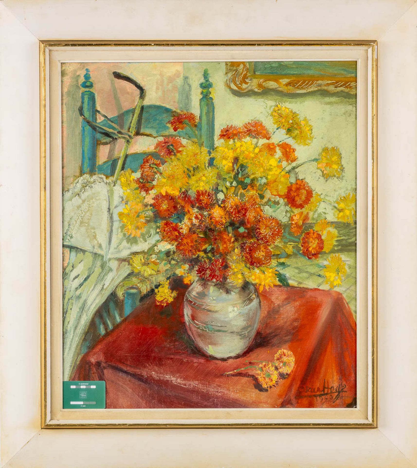 Oscar HOGE (1884-1965) 'Flowers' 1950. (W:60 x H:70 cm) - Bild 2 aus 7