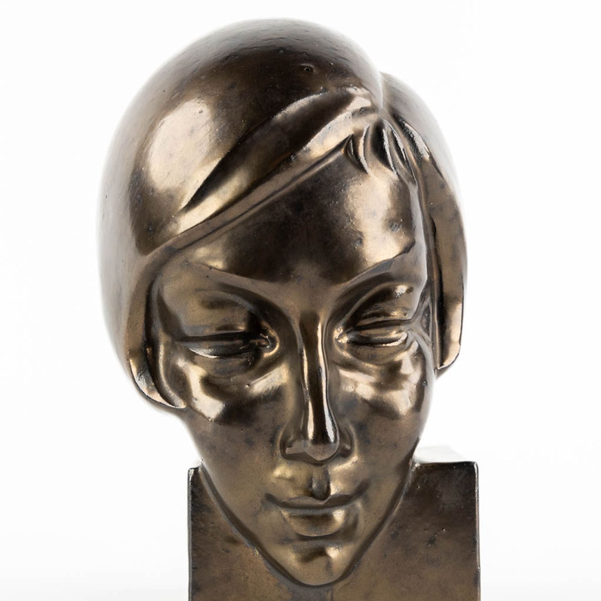 Koos VAN DER KAAIJ (1900-1976) 'Head of a lady' 1934. (L:15,5 x W:12 x H:21 cm) - Bild 9 aus 11