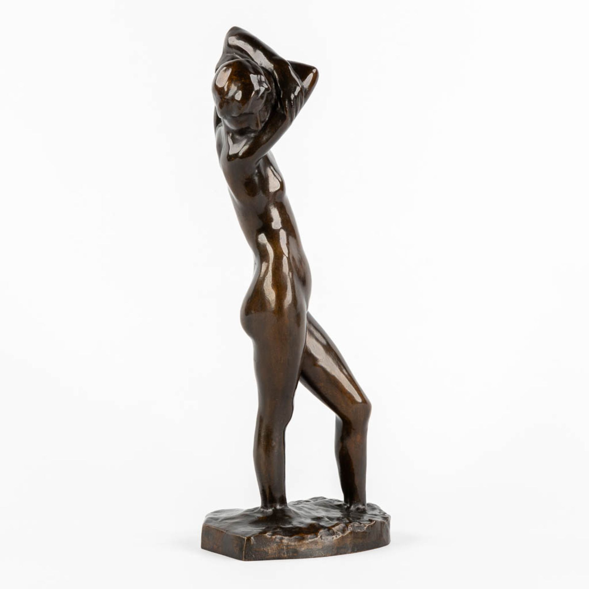 George MINNE (1866-1941) 'Baigneuse IV'. (L:10 x W:14,5 x H:36 cm) - Bild 3 aus 11