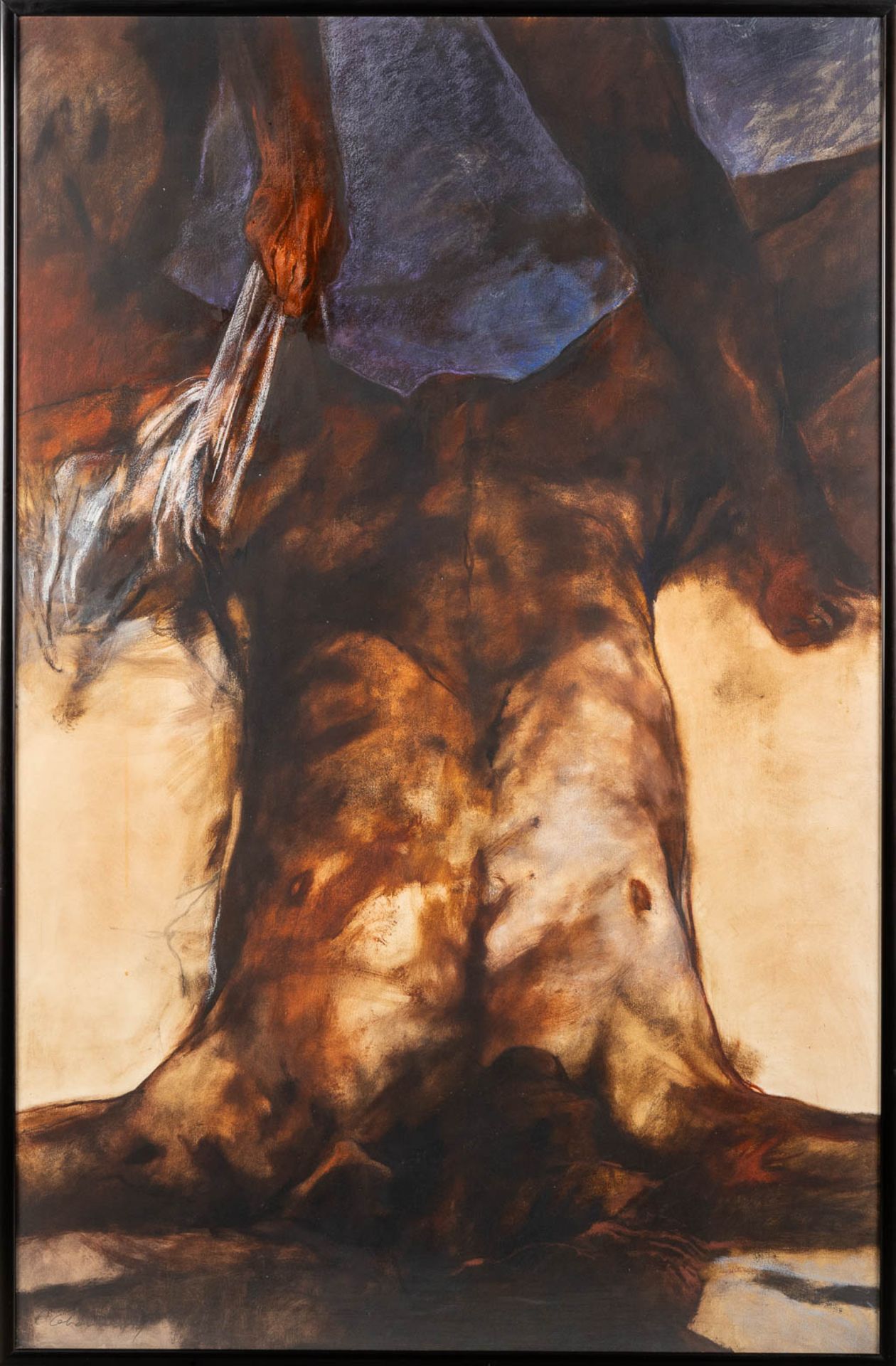 José CABALLERO (1916-1991) 'A Astride Leaning Torso' 1974. (W:126 x H:196 cm) - Bild 3 aus 7