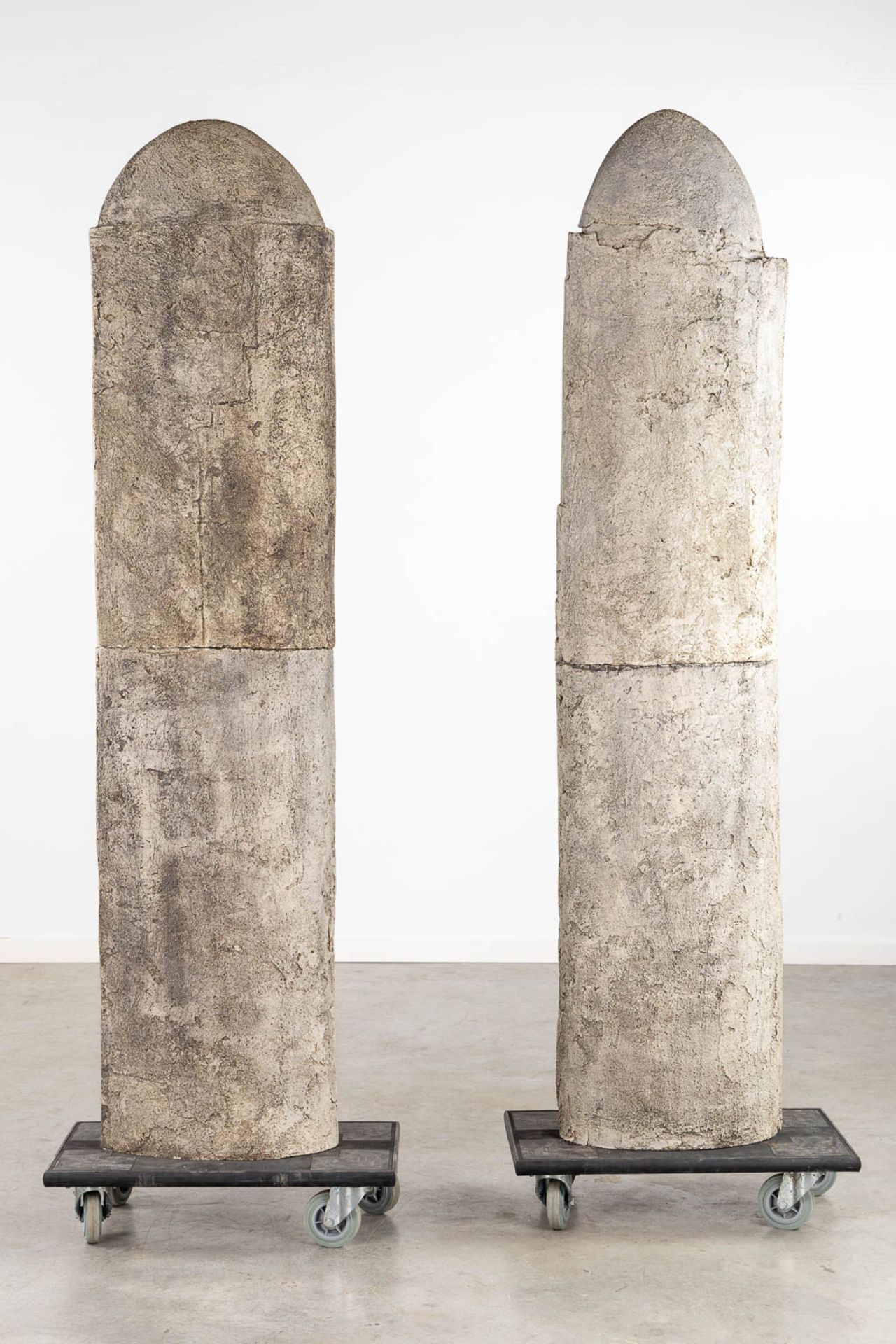 Pia MANU (XX) 'Brutalist Totem (2x)'. (L:25 x W:40 x H:179,5 cm) - Bild 10 aus 14