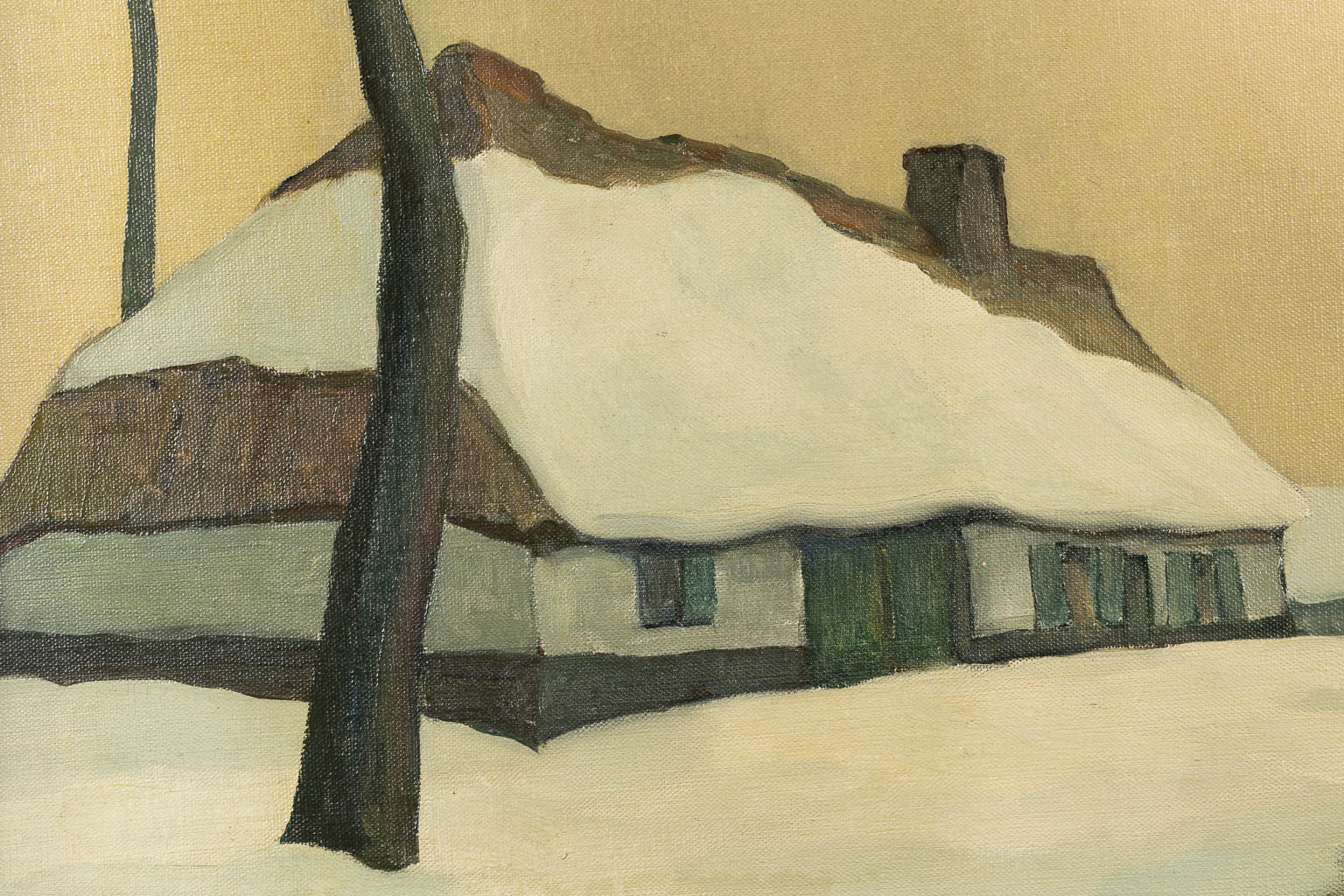 Karel VAN LERBERGHE (1889-1953) 'Two Paintings'. (W:64 x H:54 cm) - Image 6 of 12