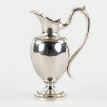 Carolus De Pape (1763-1840) 'Pitcher' silver, Bruges, Belgium, circa 1832 and 1840. (L:8 x W:13 x H: