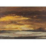 Paul PERMEKE (1918-1990) 'Sunset'. (W:35 x H:25 cm)