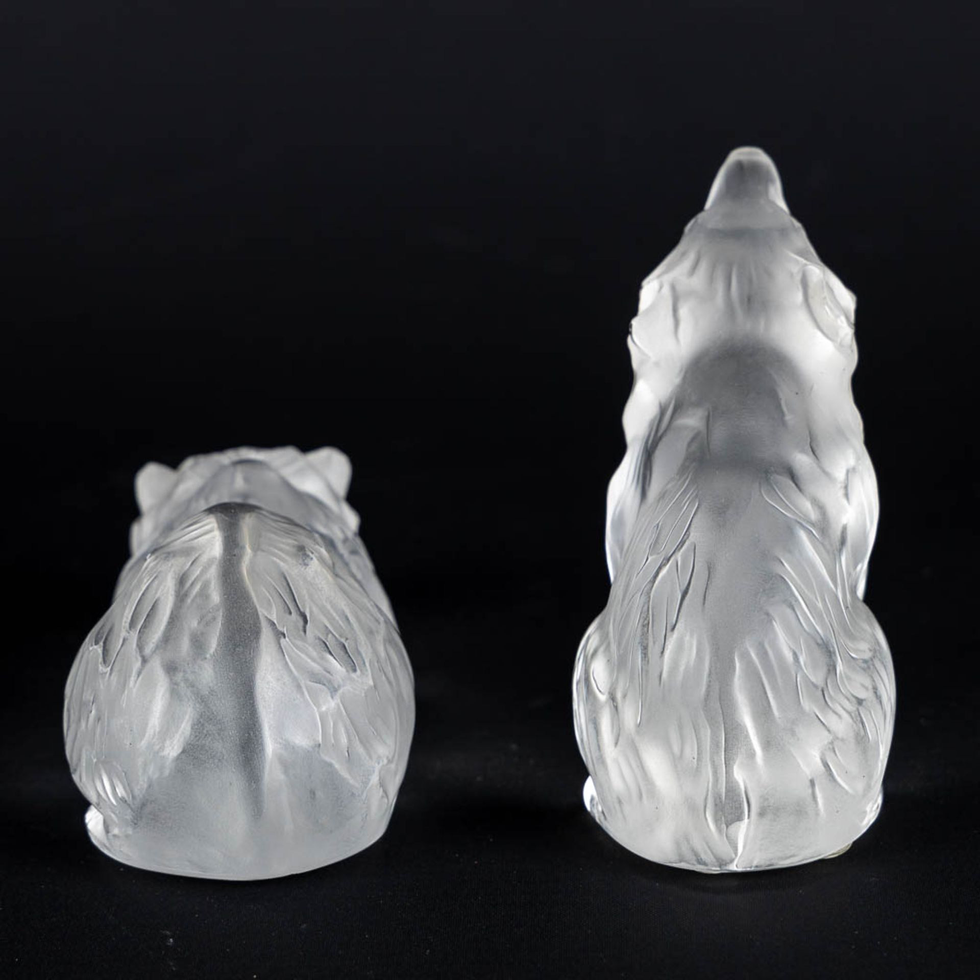 Lalique France, Two bears. (L:4,5 x W:7,5 x H:8 cm) - Bild 5 aus 10