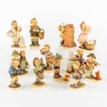 Hummel, 12 figurines, polychrome porcelain. (H:16 cm)