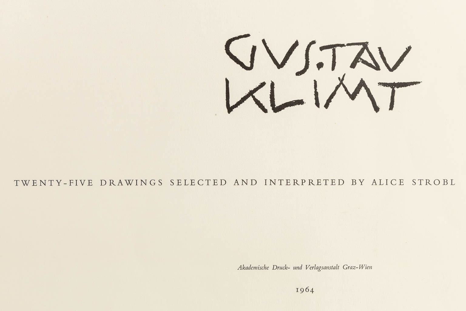 Gustav KLIMT (1862-1918) '25 drawings selected and interpreted by Alice Strobl', complete. (L:61 x W - Bild 4 aus 6