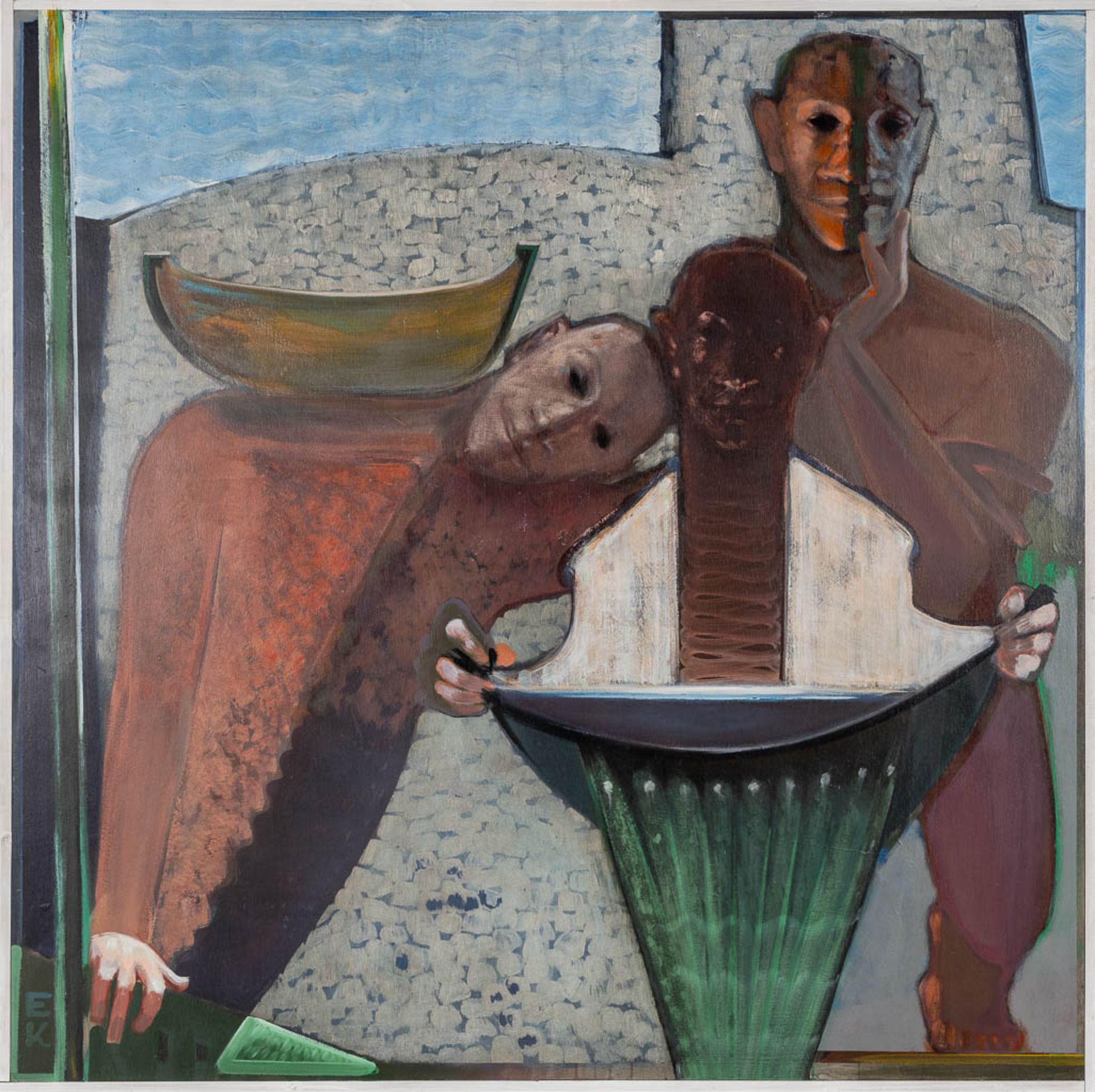 Eric KENGEN (1952) 'Untitled'. (W:150 x H:150 cm)