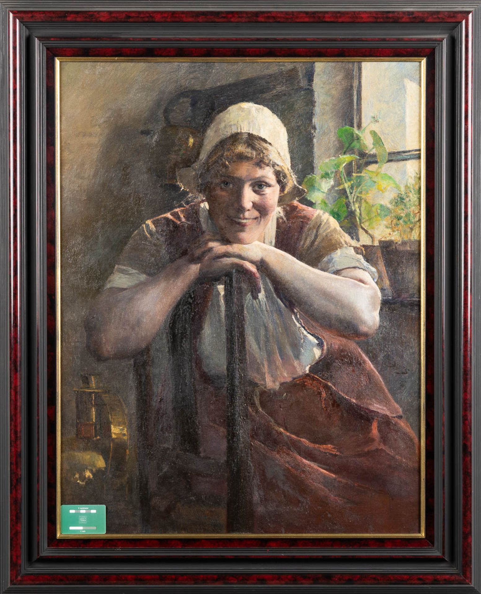 Aloïs BOUDRY (1851-1938) 'Portrait of a lady'. (W:70 x H:90 cm) - Bild 2 aus 6