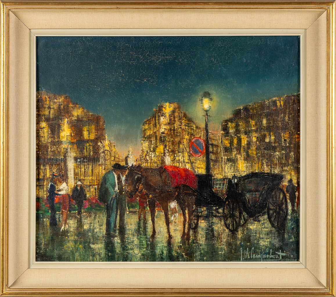 Jan VAN CAMPENHOUT (1907-1972) 'Paris'. (W:70 x H:60 cm) - Image 3 of 6