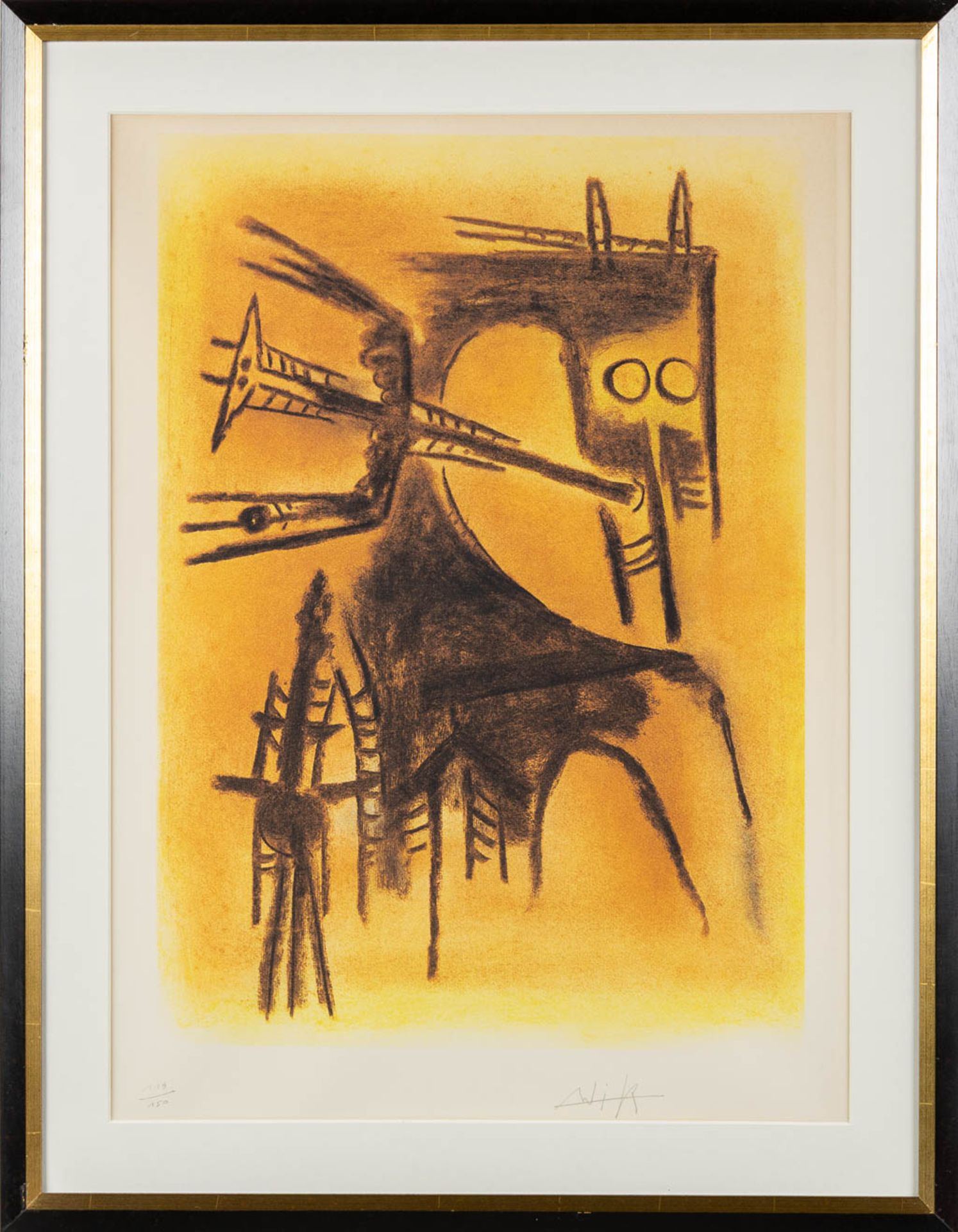 Wifredo LAM (1902-1982) 'Two Lithographs' 118/150 (2x). (W:63 x H:87 cm) - Image 3 of 11