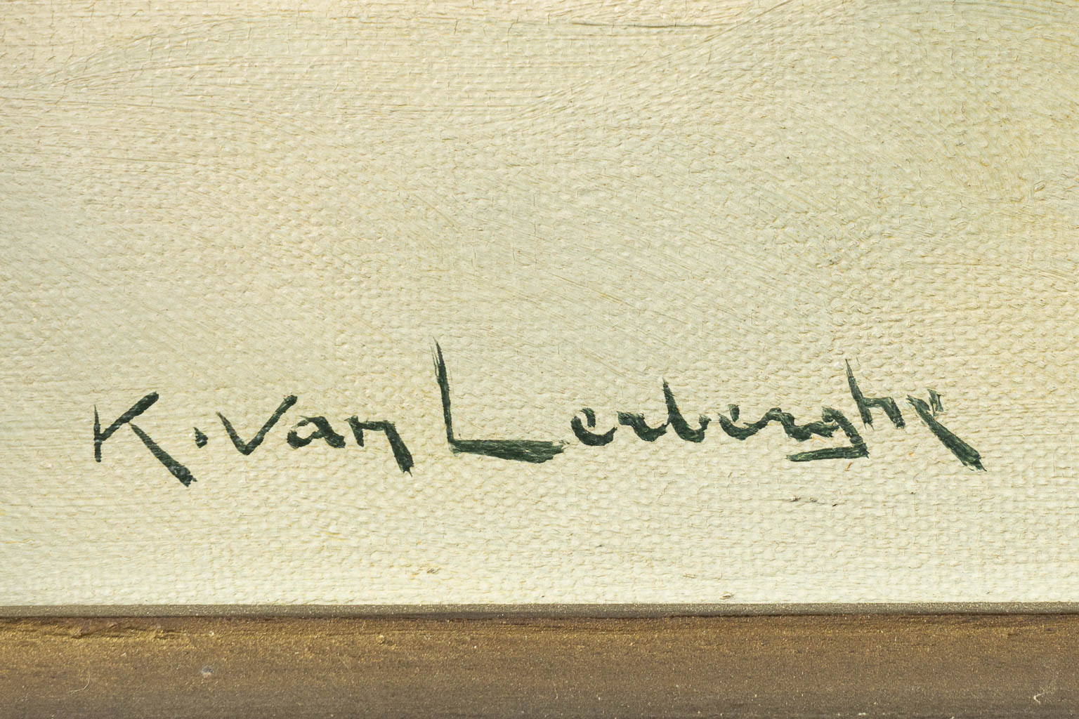 Karel VAN LERBERGHE (1889-1953) 'Two Paintings'. (W:64 x H:54 cm) - Image 7 of 12