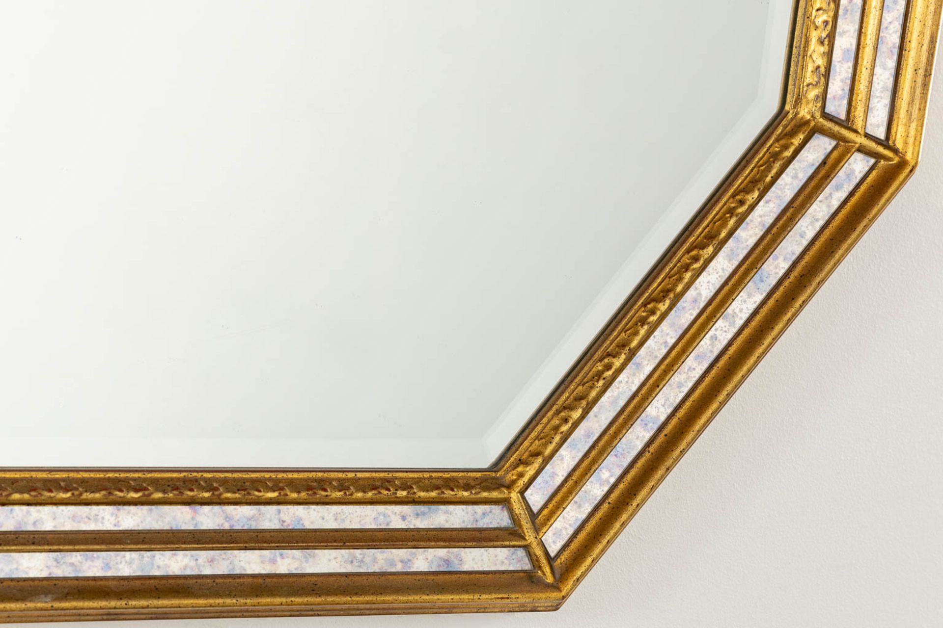 Deknudt, two mirrors. Gilt wood. (W:79 x H:125 cm) - Bild 4 aus 10