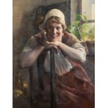 Aloïs BOUDRY (1851-1938) 'Portrait of a lady'. (W:70 x H:90 cm)