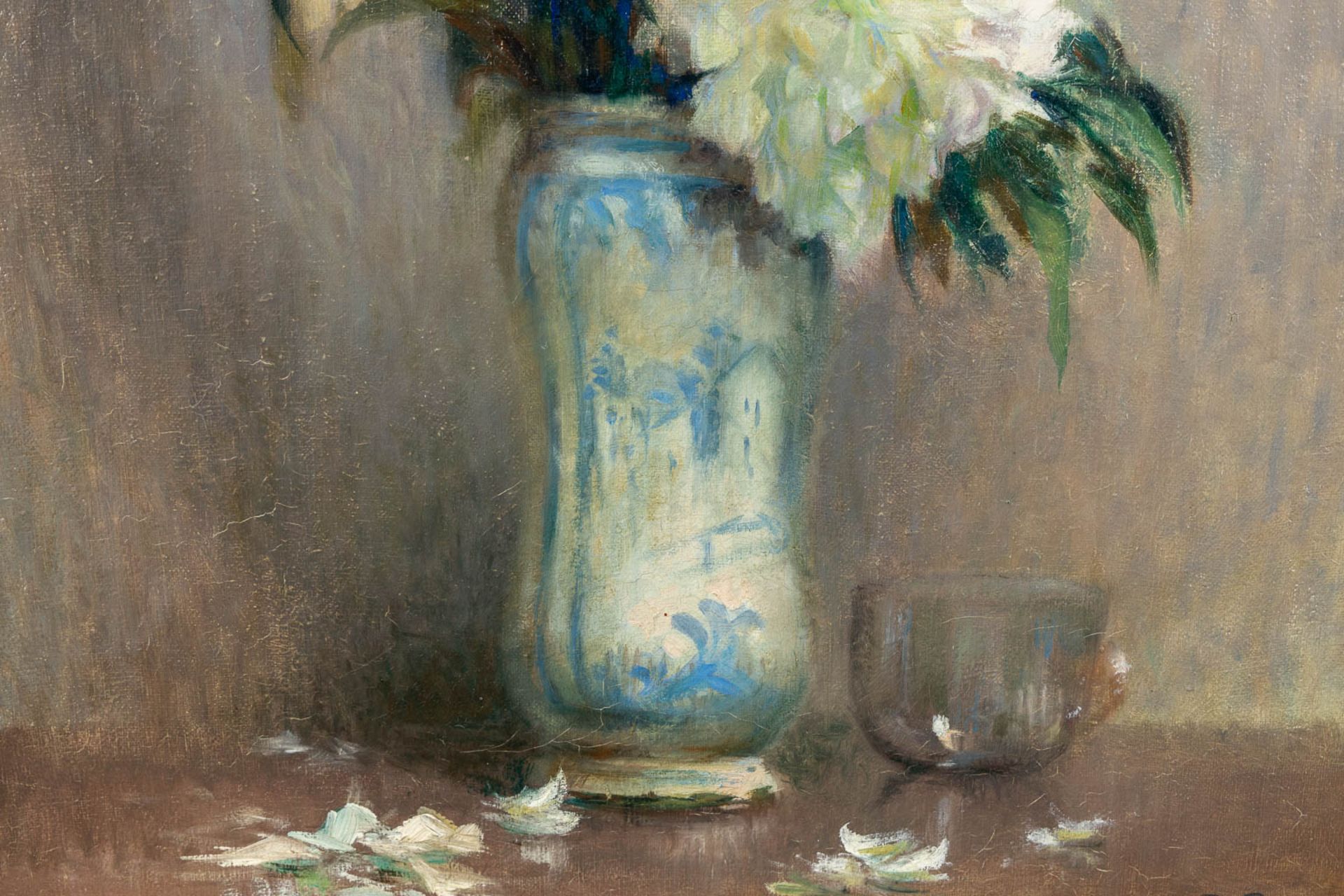 Jacques BILLE (1880-c.1943) 'Flowers' 1920. (W:50 x H:61 cm) - Bild 5 aus 7