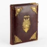 A family picture book, leather mounted with bronze, Art Nouveau.