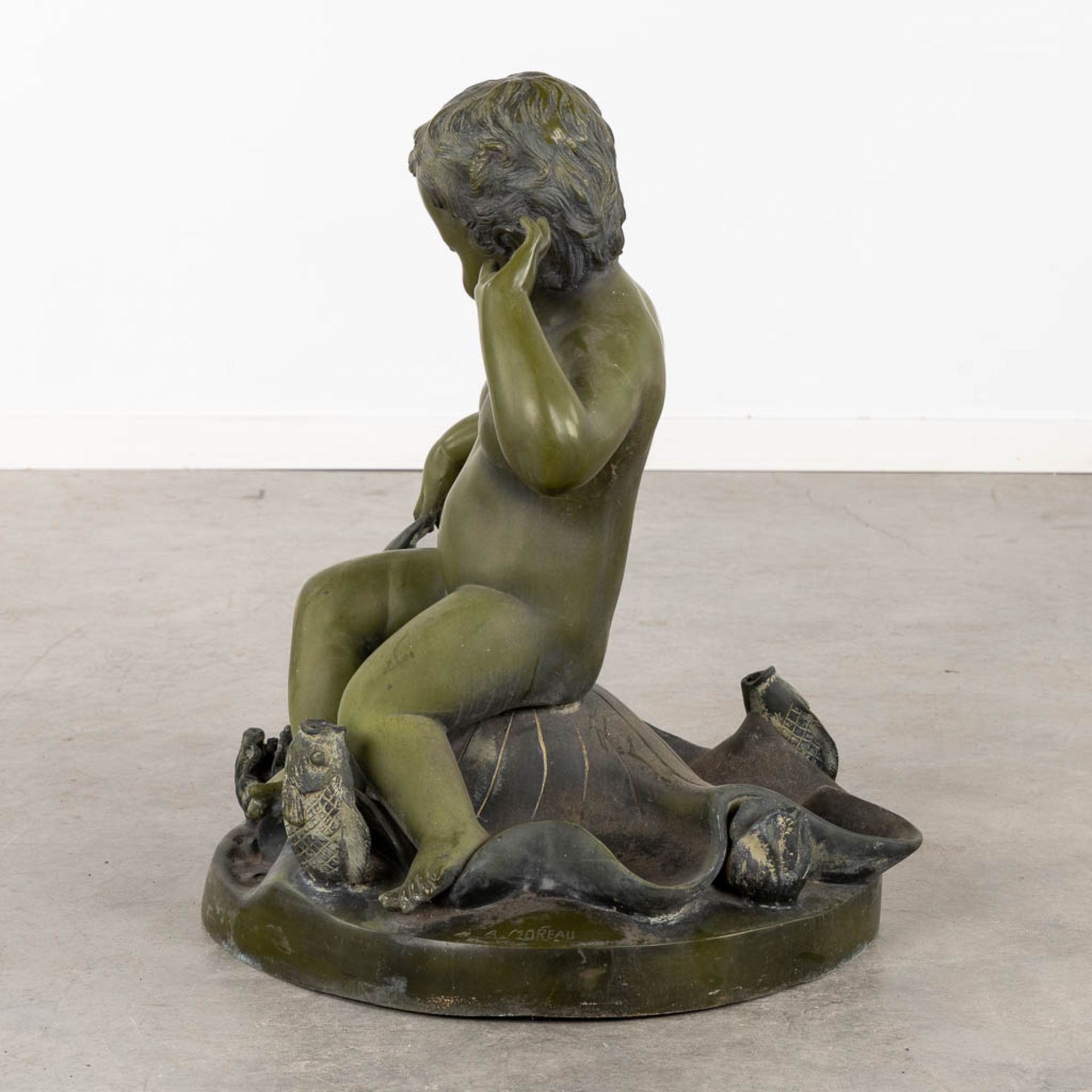 After Auguste MOREAU (1834-1917) 'Fountain'. (H:75 x D:64 cm) - Image 4 of 14