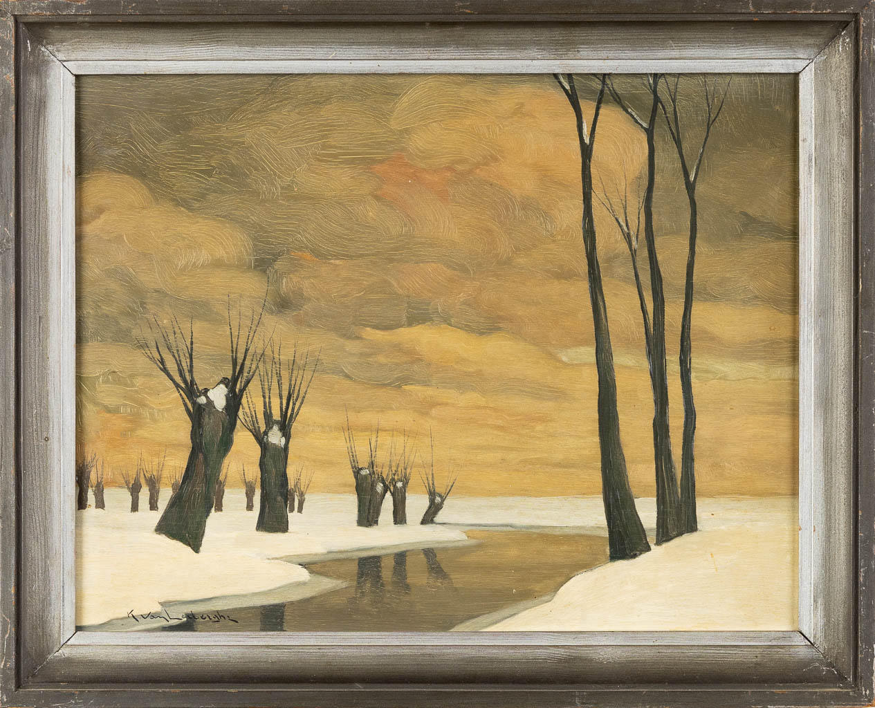 Karel VAN LERBERGHE (1889-1953) 'Two Paintings'. (W:64 x H:54 cm) - Image 8 of 12