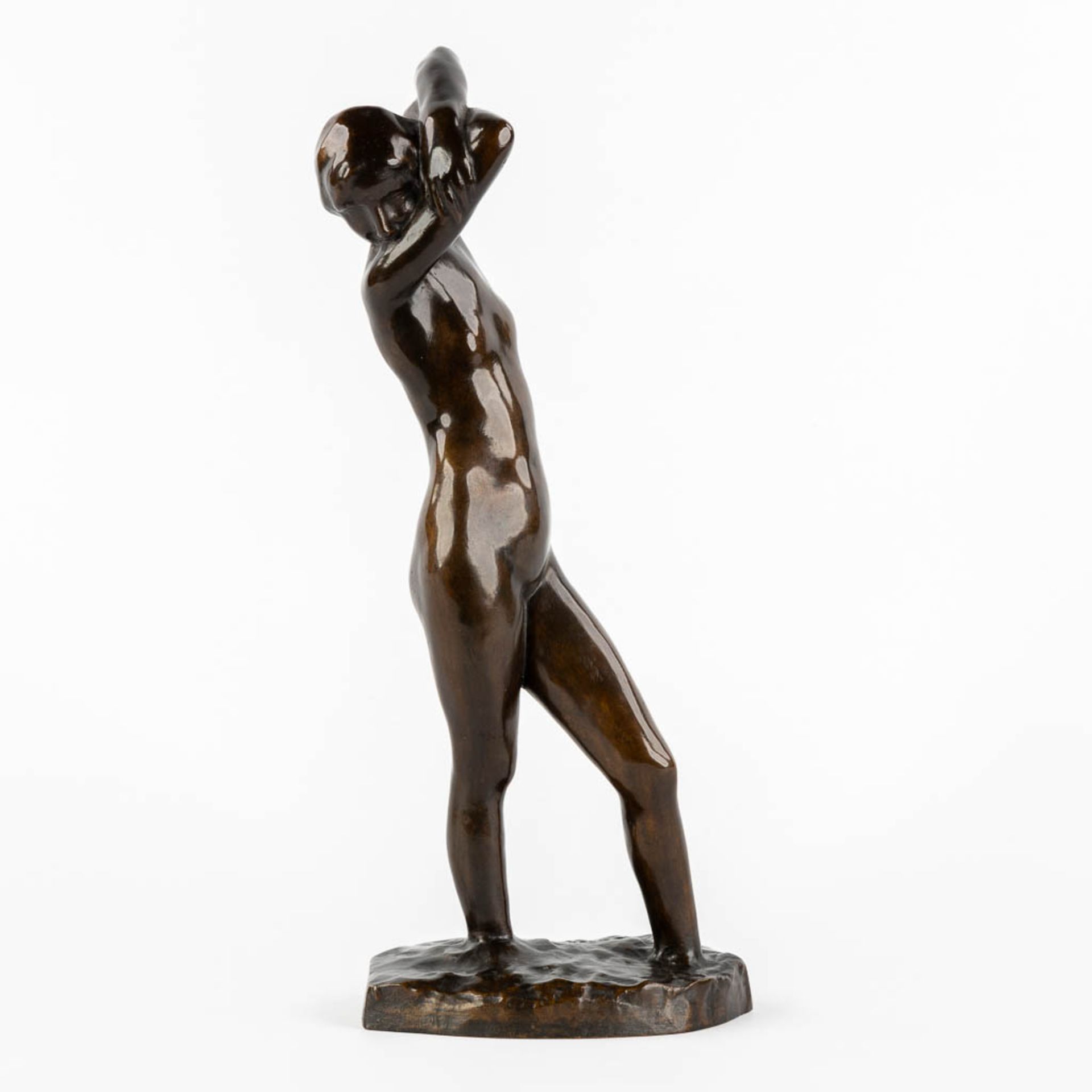 George MINNE (1866-1941) 'Baigneuse IV'. (L:10 x W:14,5 x H:36 cm) - Bild 7 aus 11