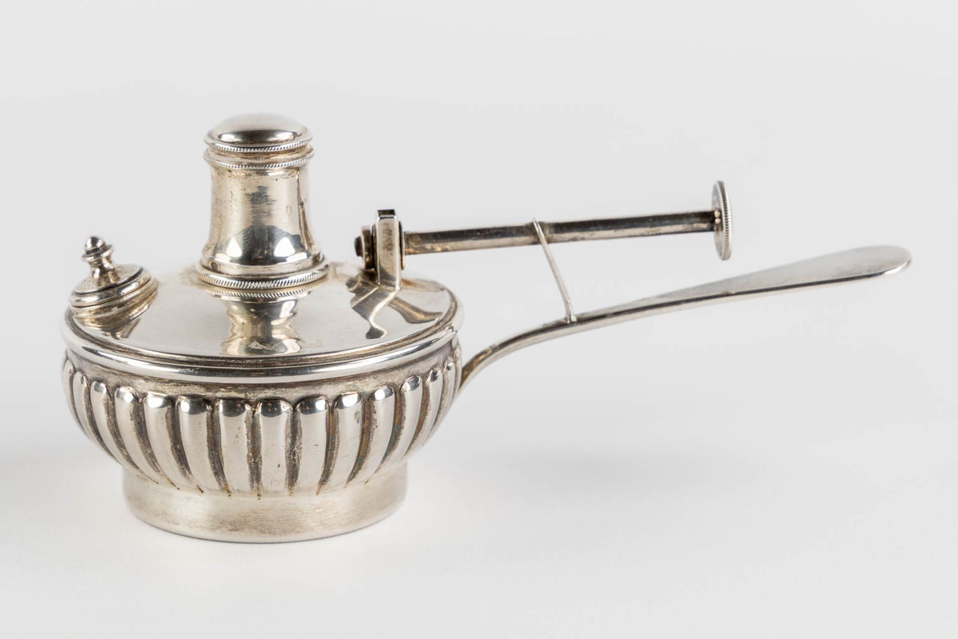 A coffee pot, inkpot and ink blotter, Sweden, silver. 1,815kg. (L:15 x W:25 x H:35 cm) - Image 14 of 18