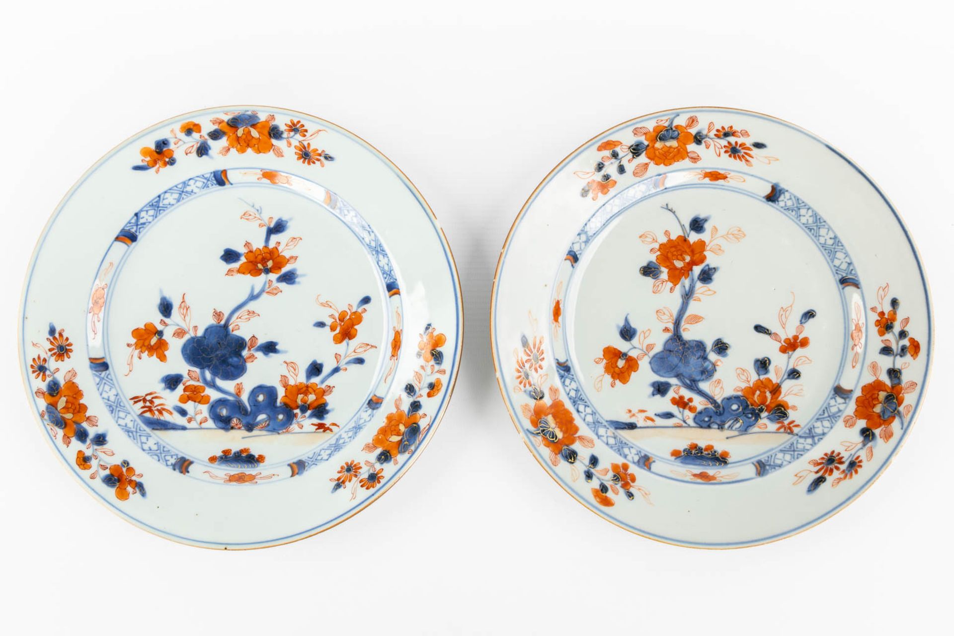 Five Japanese imari plates/saucers. (D:23 cm) - Image 3 of 15