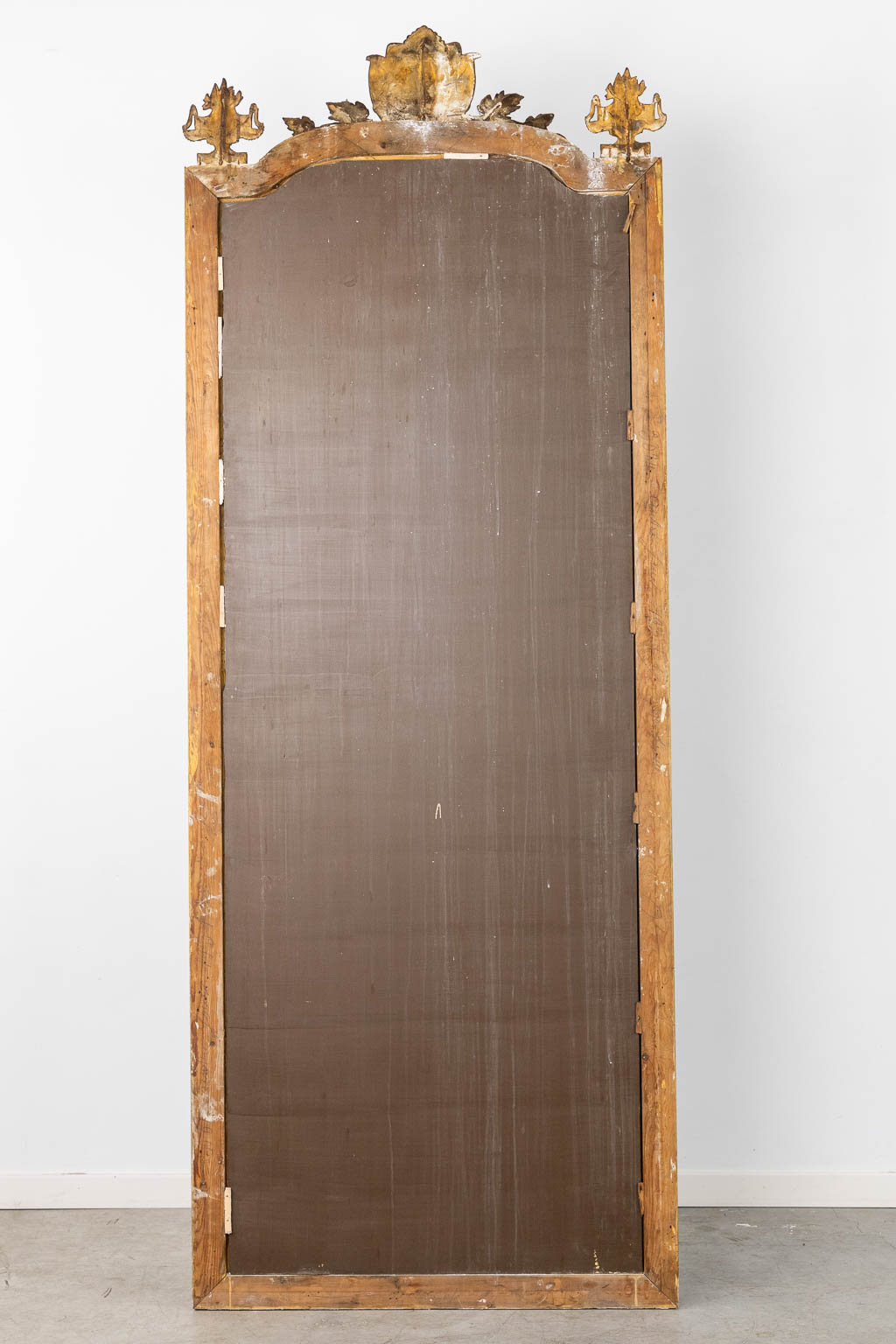 Three matching mirrors, gilt stucco in Louis XVI style. Circa 1900. (W:118 x H:226 cm) - Image 14 of 14